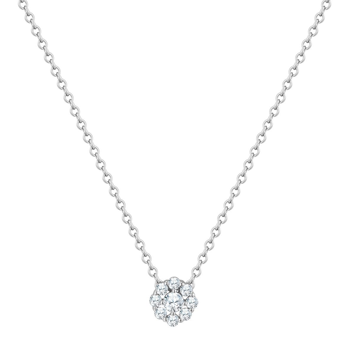 Glanzstücke München Kette mit Anhänger AV278 (1-tlg), mit Zirkonia
