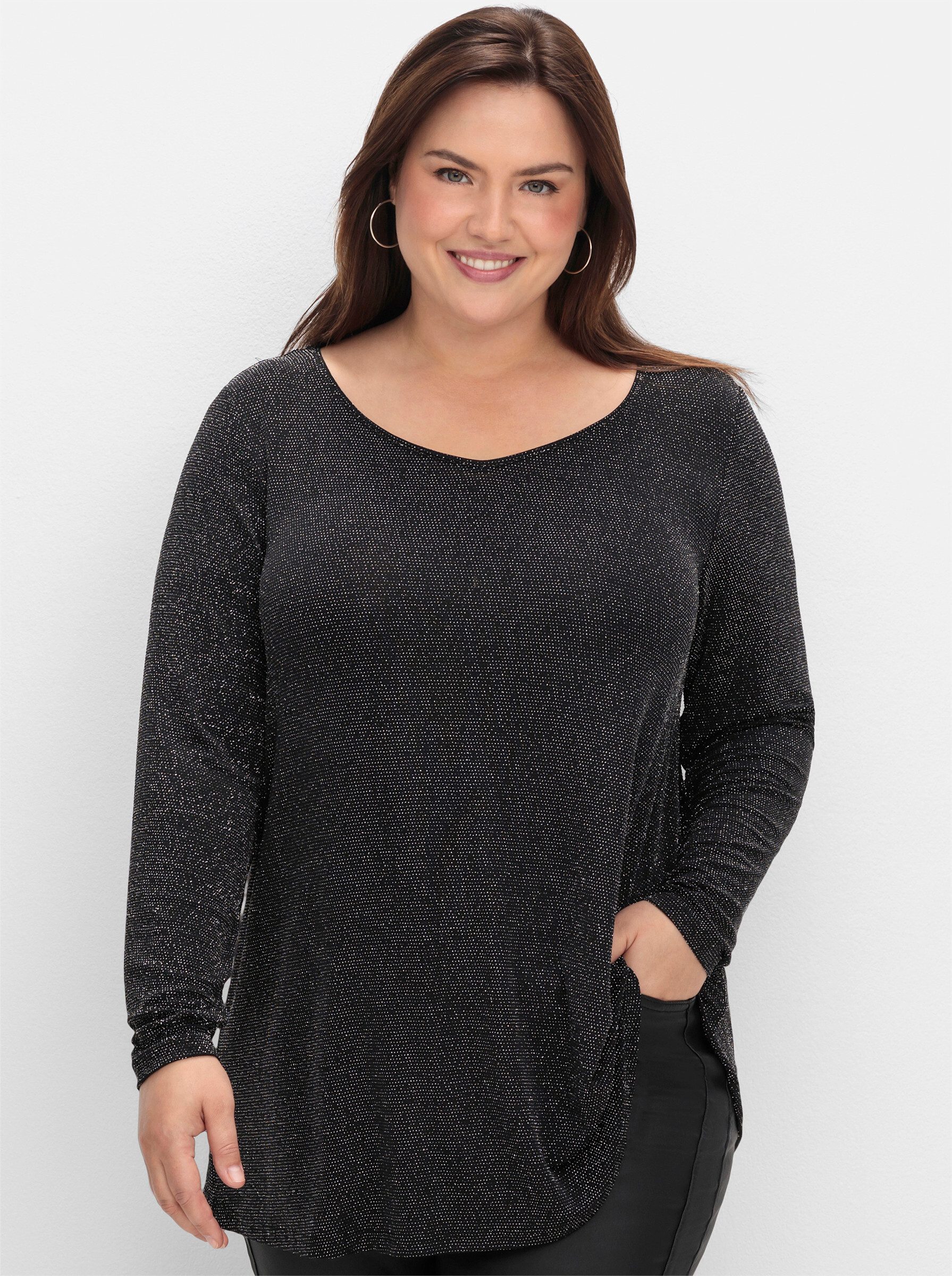 Sheego T-Shirt Longshirt günstig online kaufen