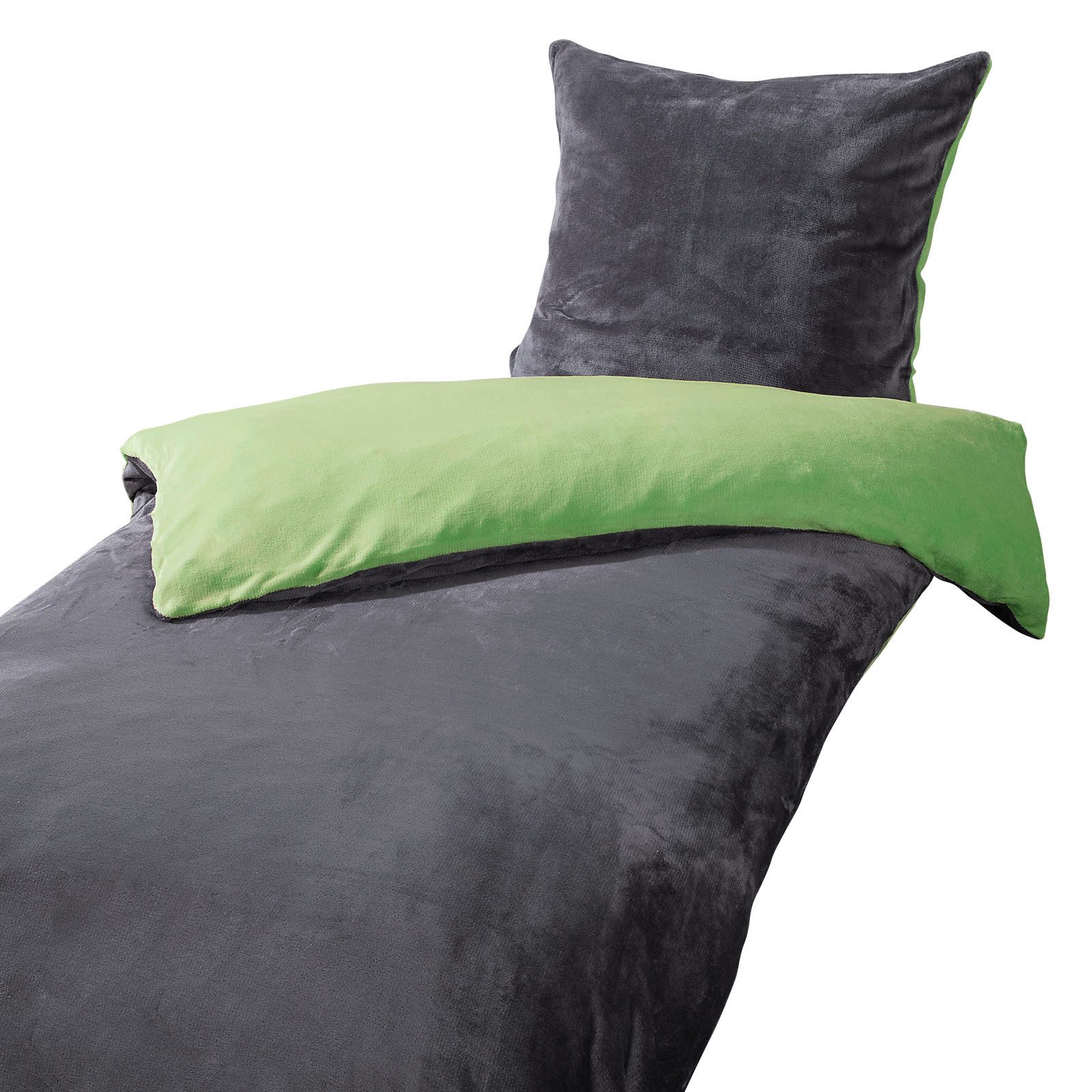 heimtexland Bettwäsche Super Soft Wende Bettwäsche Teddy Plüsch Bettbezug, günstig online kaufen