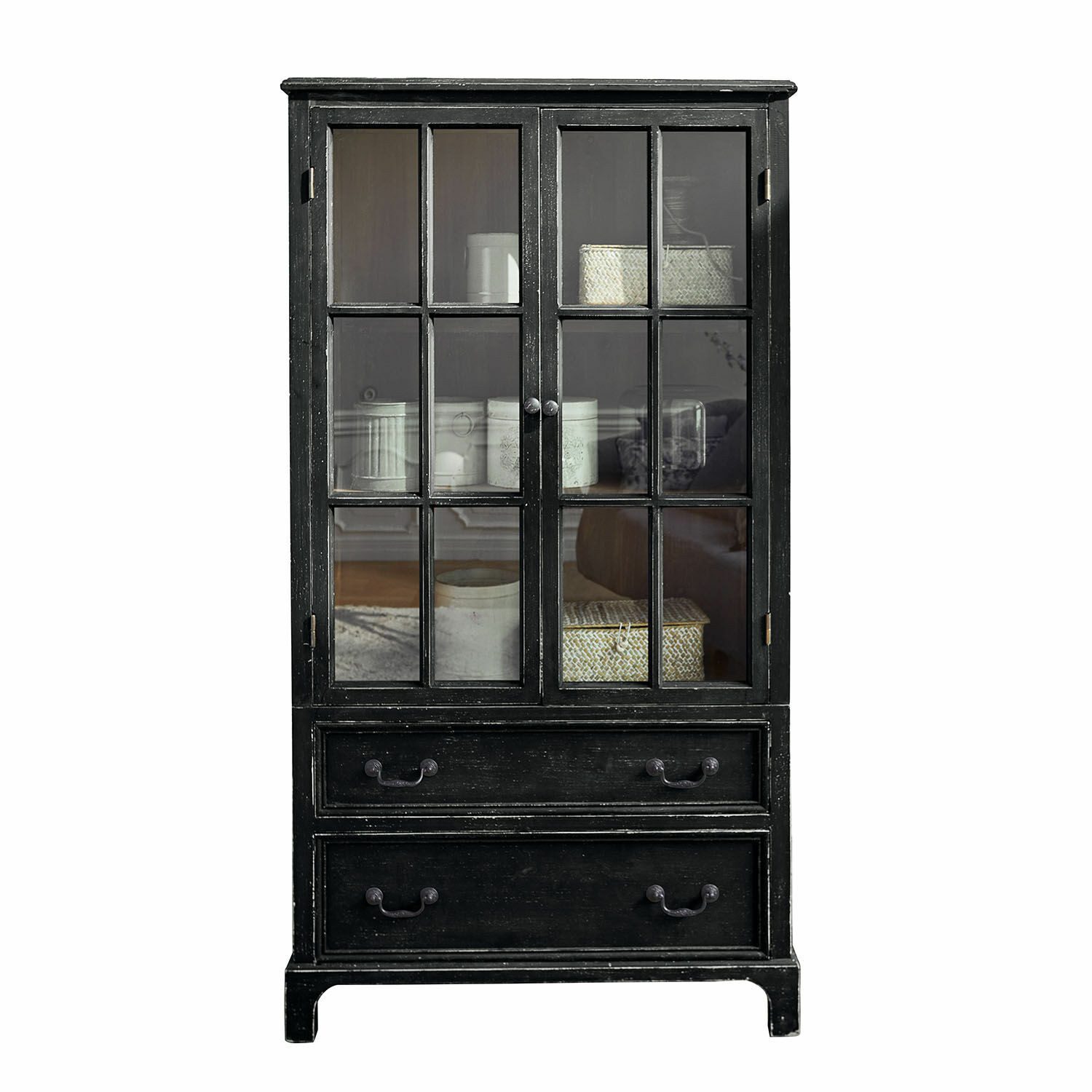 Mirabeau Hochschrank Schrank Jarrowfield antikschwarz