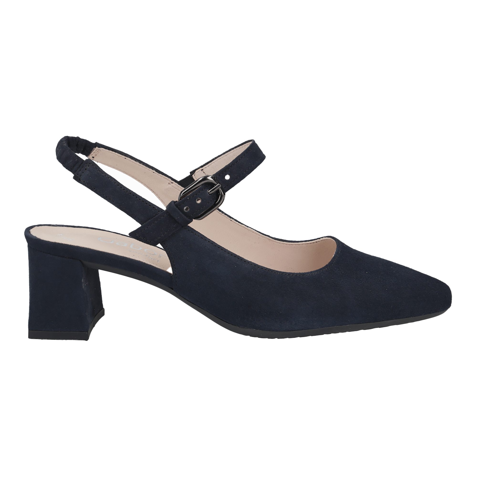 Gabor Gabor 42.263.46, Peeptoes & Slingpumps, Dunkelblau, Damen Peeptoepumps