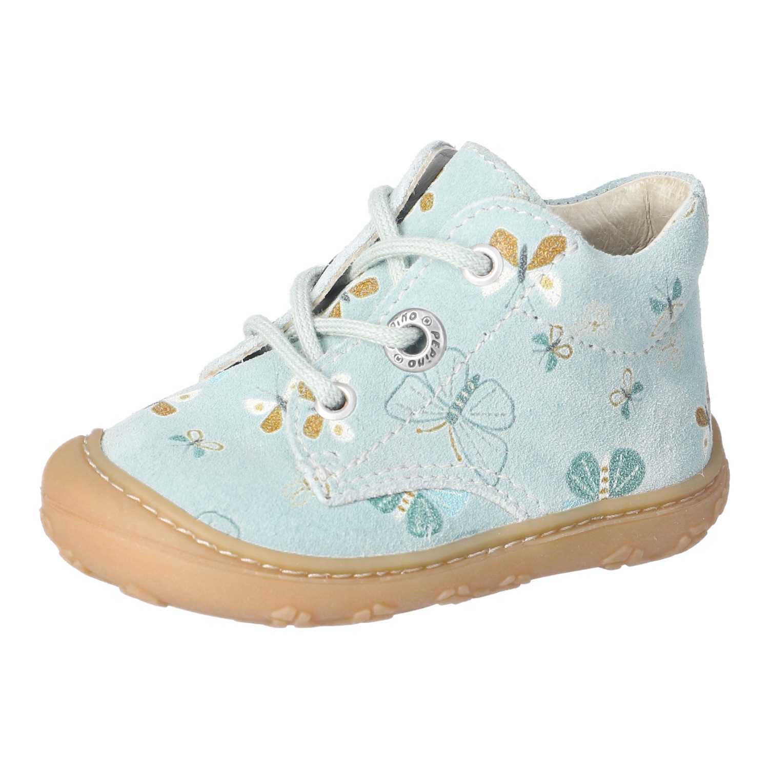 PEPINO by RICOSTA DOTS Lauflernschuh Schnürschuh m. Weiten-Meßsystem, Leder, Größenschablone zum Download