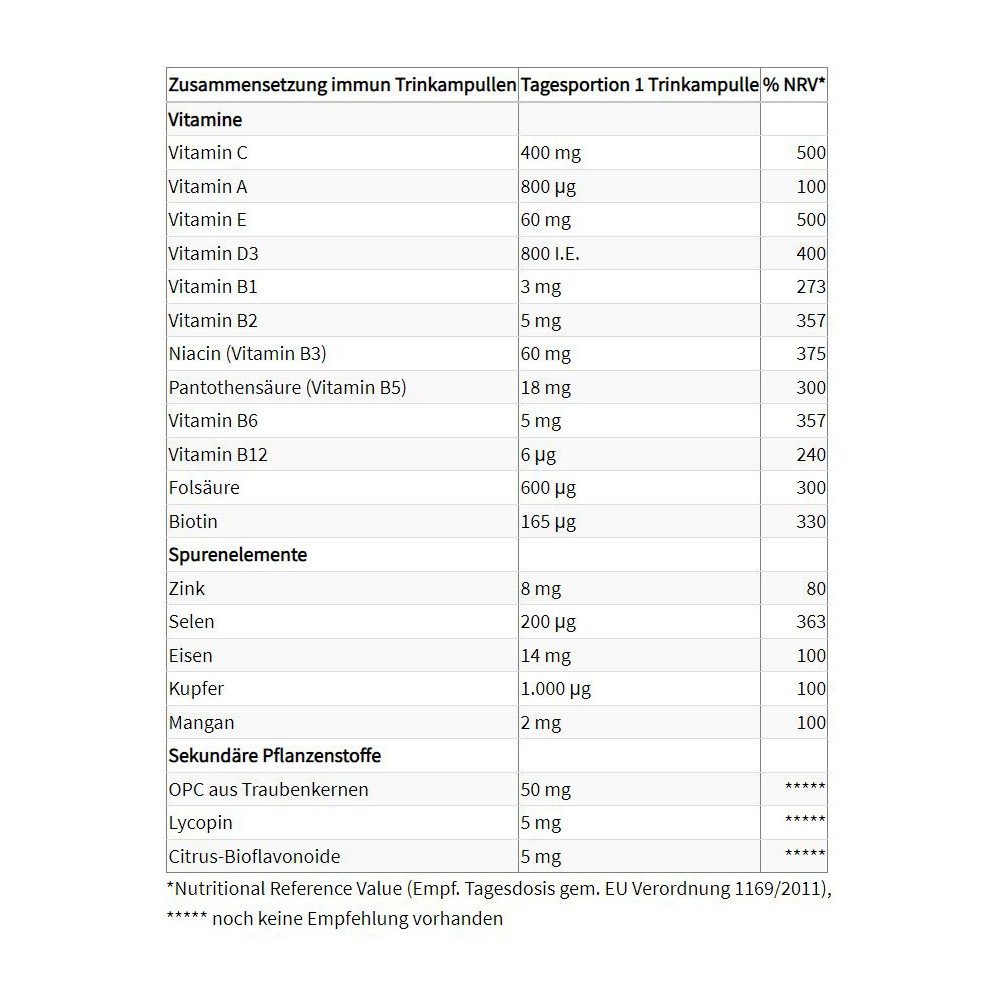 proSan Immun Trinkampullen, der tägliche Boost für dein Immunsystem, Trinkampullen, 30 St., 750 g 750 ml