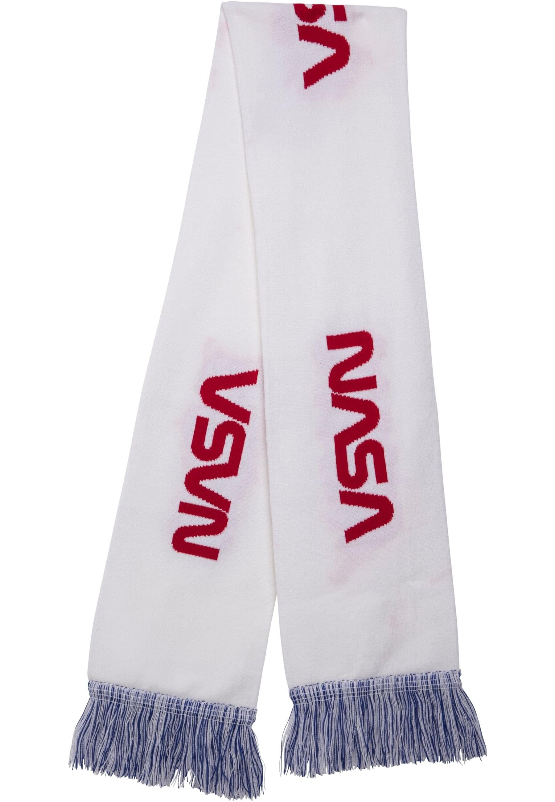 Unisex Scarf white/blue/red Schal (1-St) Knitted, MisterTee NASA