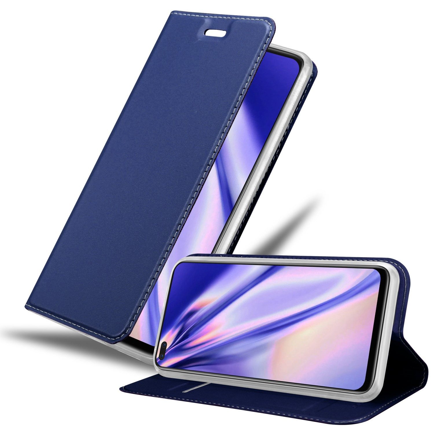 Cadorabo Handyhülle für Realme 6 PRO Hülle Realme 6 PRO, Schutzhülle Hülle mit Standfunktion, Magnetverschluss und Kartenfach