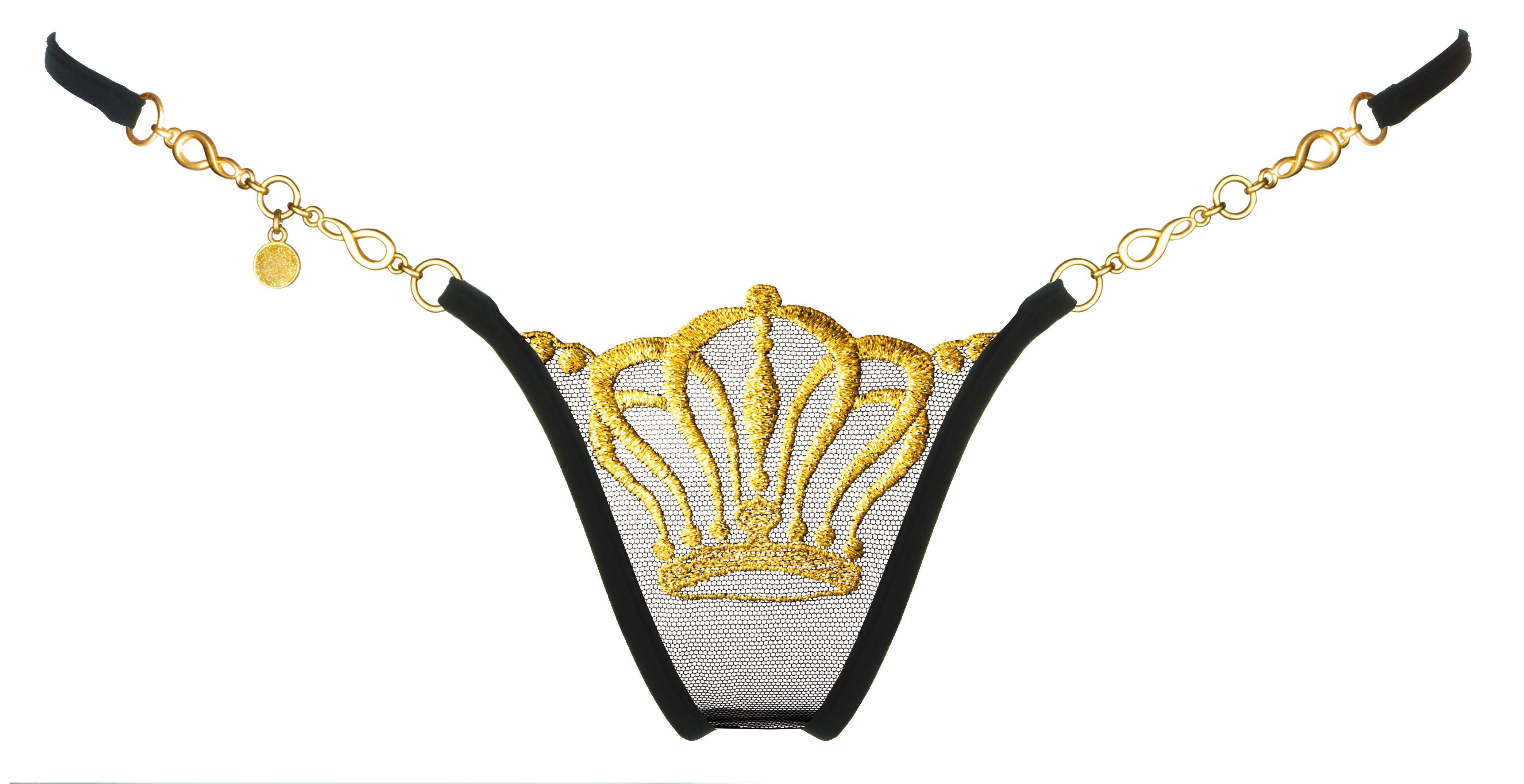 Lucky Cheeks Ministring Queen of Love black 152qlb