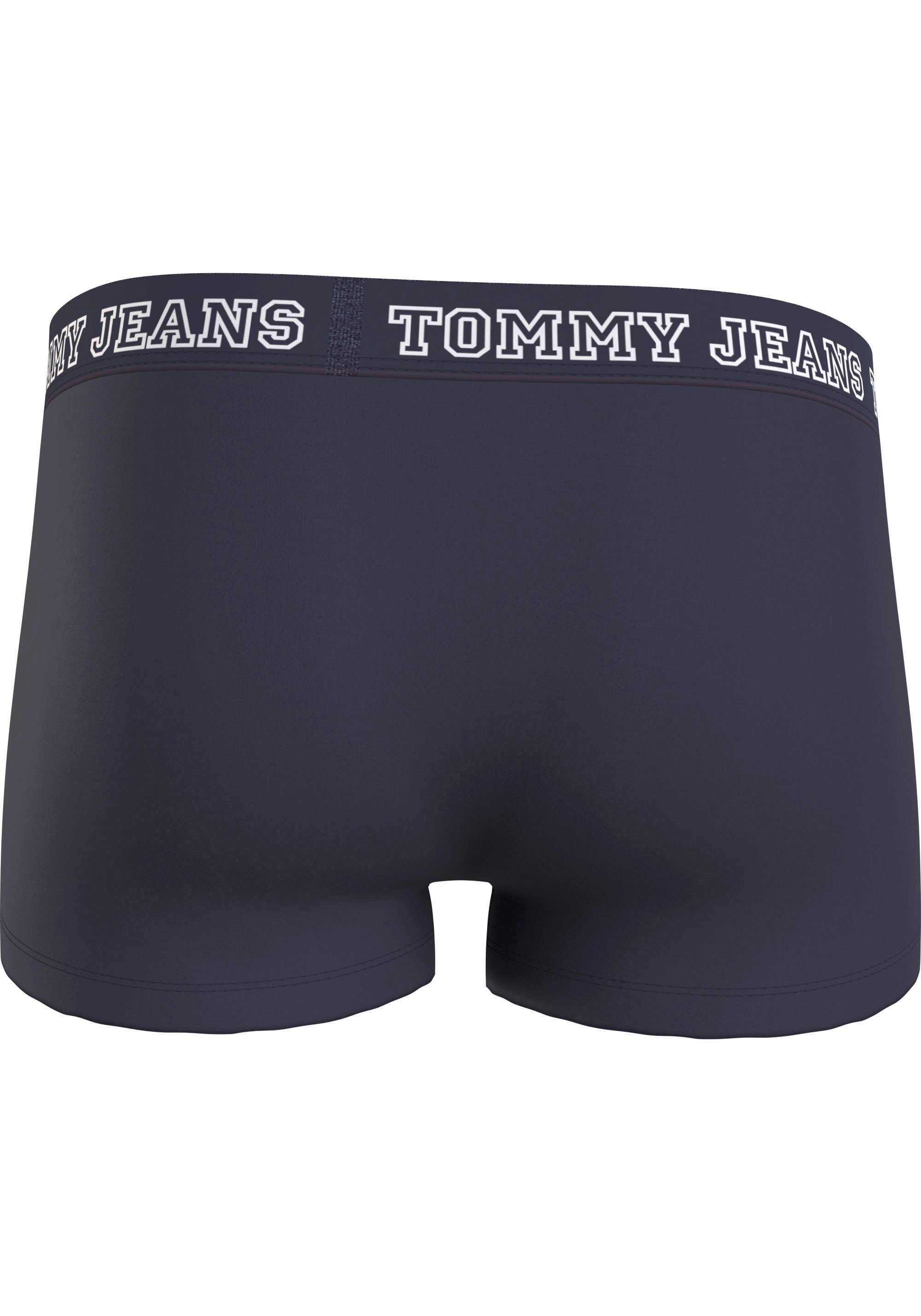3-St., TRUNK Twilight-Navy/Faint-Pink/Ultra-Blue (Packung, Hilfiger 3er-Pack) Logo-Elastikbund Jeans Tommy Tommy 3P Trunk Underwear DTM mit