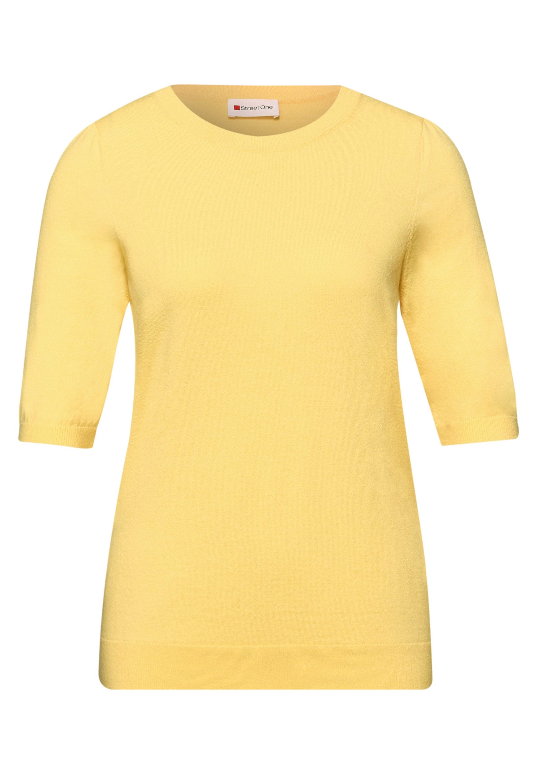 STREET ONE Kurzarmpullover LTD_QR_short sleeve günstig online kaufen