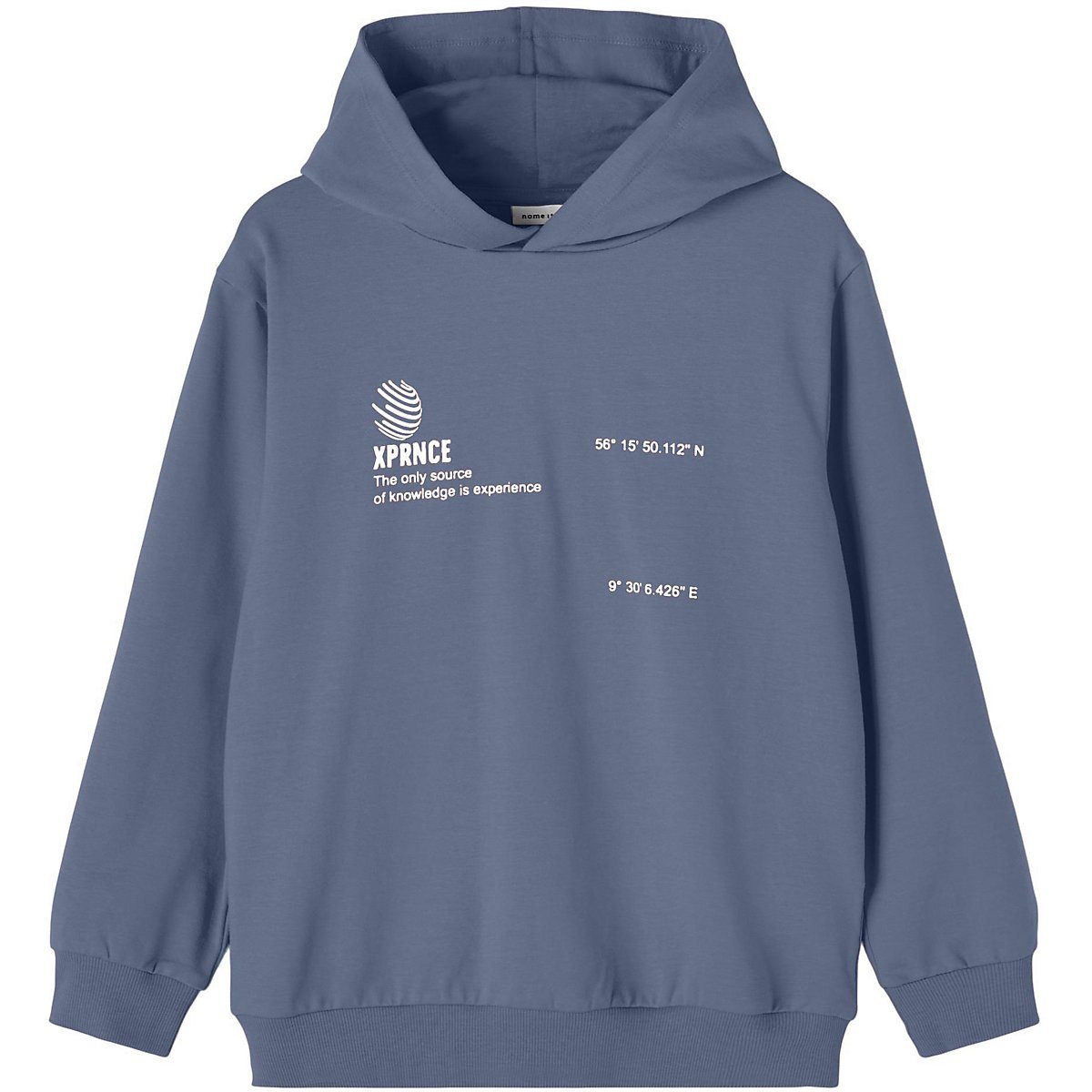Kinder Teens (Gr. 128 - 182) Name It Sweatshirt Sweatshirt NKMDELIX für Jungen, Organic Cotton