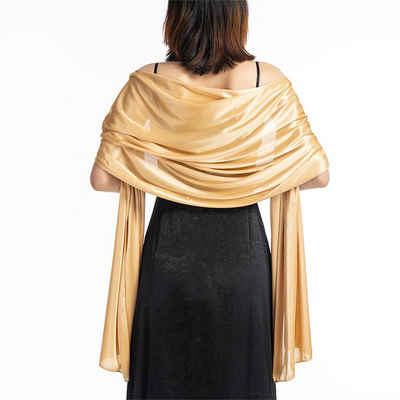 SHIBYÜÜ Strandkleid Damen Umschlagtuch Warm Schal,Einfarbiger schal für Frauen