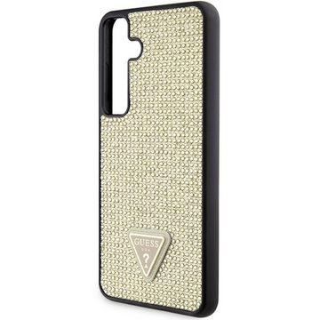 Guess Smartphone-Hülle Guess Rhinestone Triangle Hardcase Schutzhülle für Samsung Galaxy S24