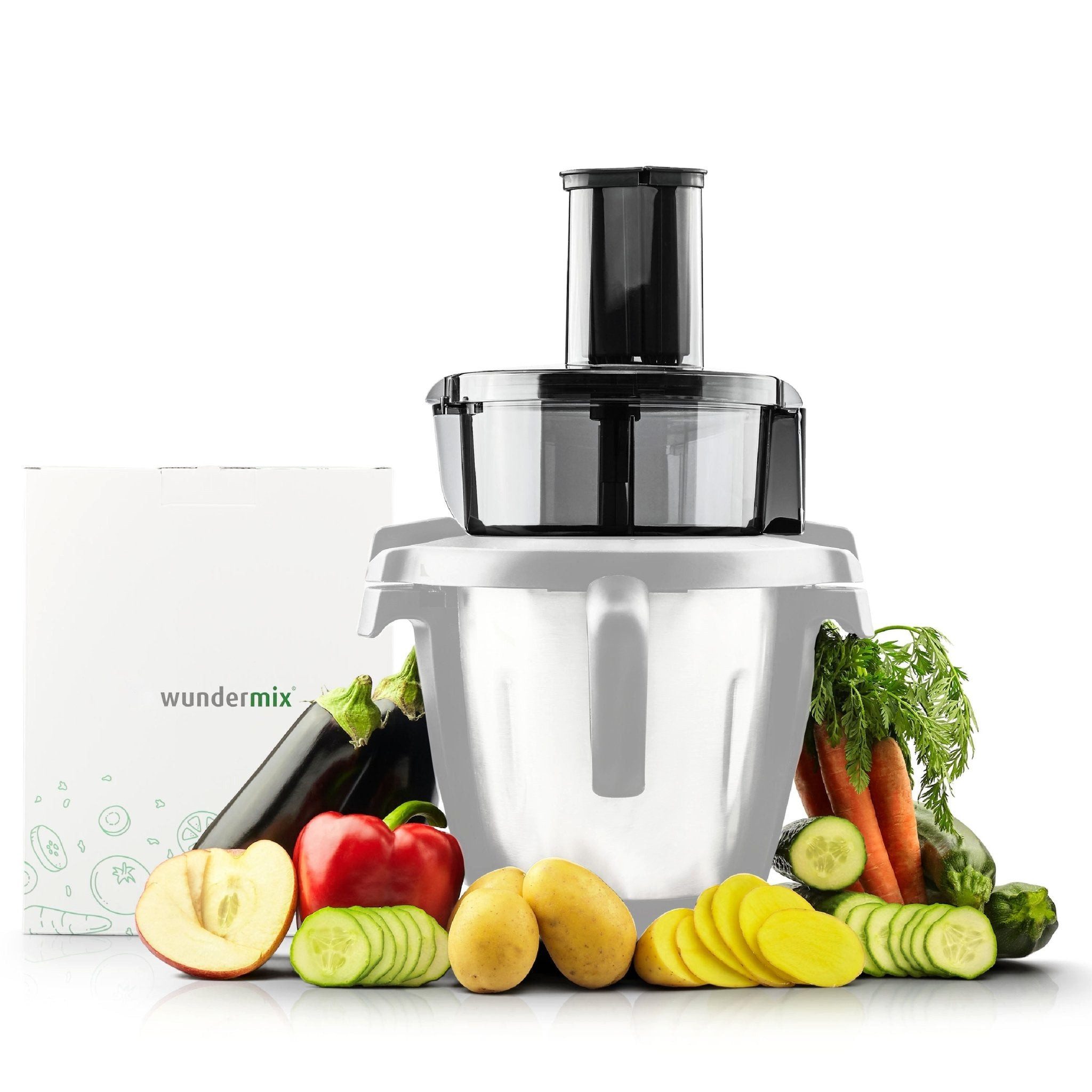 Wundermix Schneideaufsatz WunderSlicer® für Monsieur Cuisine, Zubehör für MC Connect, MC Trend, MC Smart, Gemüseschneider - MADE IN GERMANY