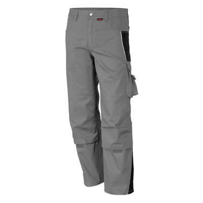 QUALITEX HIGH QUALITY WORKWEAR Arbeitsbundhose strapazierfähige PROfessionals Arbeitshose aus faserverstätktem Gewebe (1-tlg) MG 245 g Schutzhose - 11 Taschen - pflegeleichte Bundhose - Waschbar