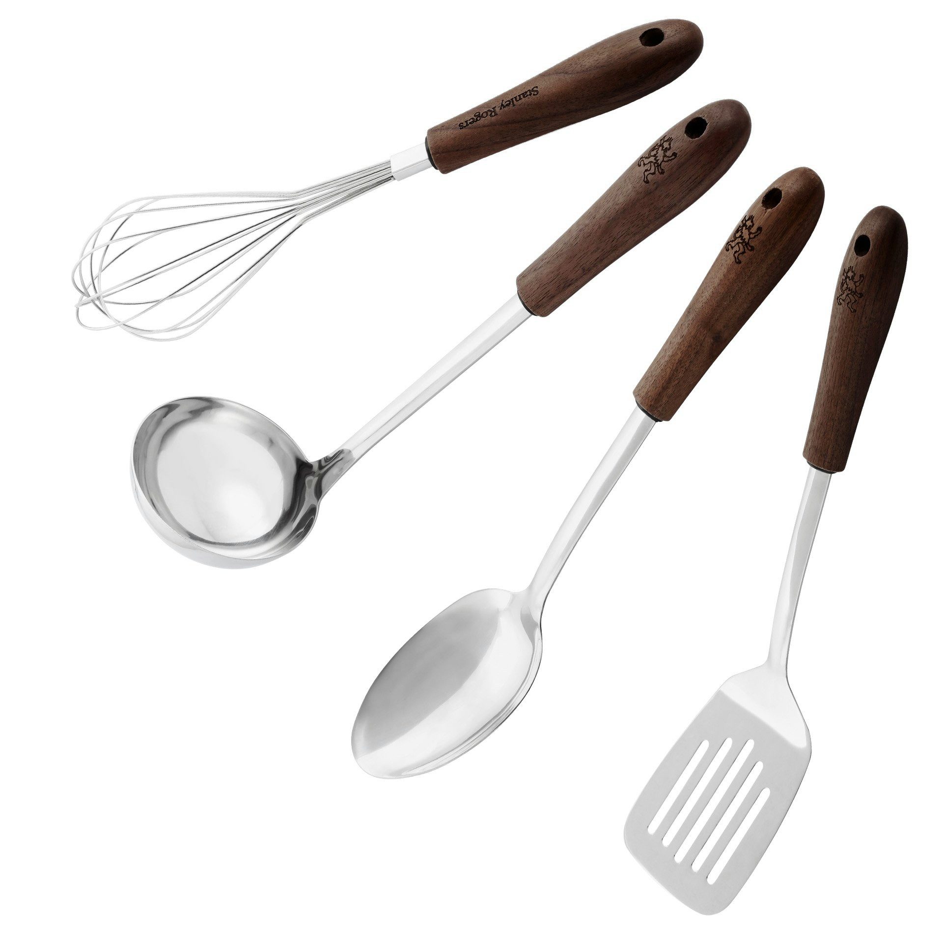 Stanley Rogers Kochbesteck-Set Küchenhelfer Set Edelstahl, Kochutensilien Set, Edelstahl Kochbesteck