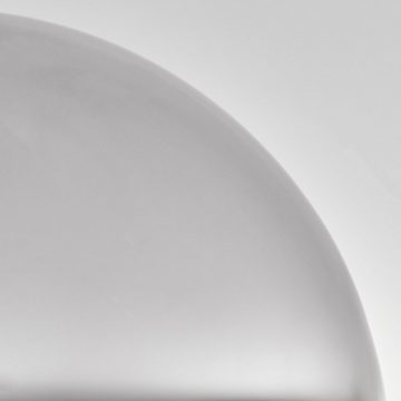 hofstein Deckenleuchte Deckenlampe aus Metall/Glas in Schwarz/Rauchfarben, ohne Leuchtmittel, Leuchte im Retro-Design aus Glas, 4 x G9 LED, ohne Leuchtmittel