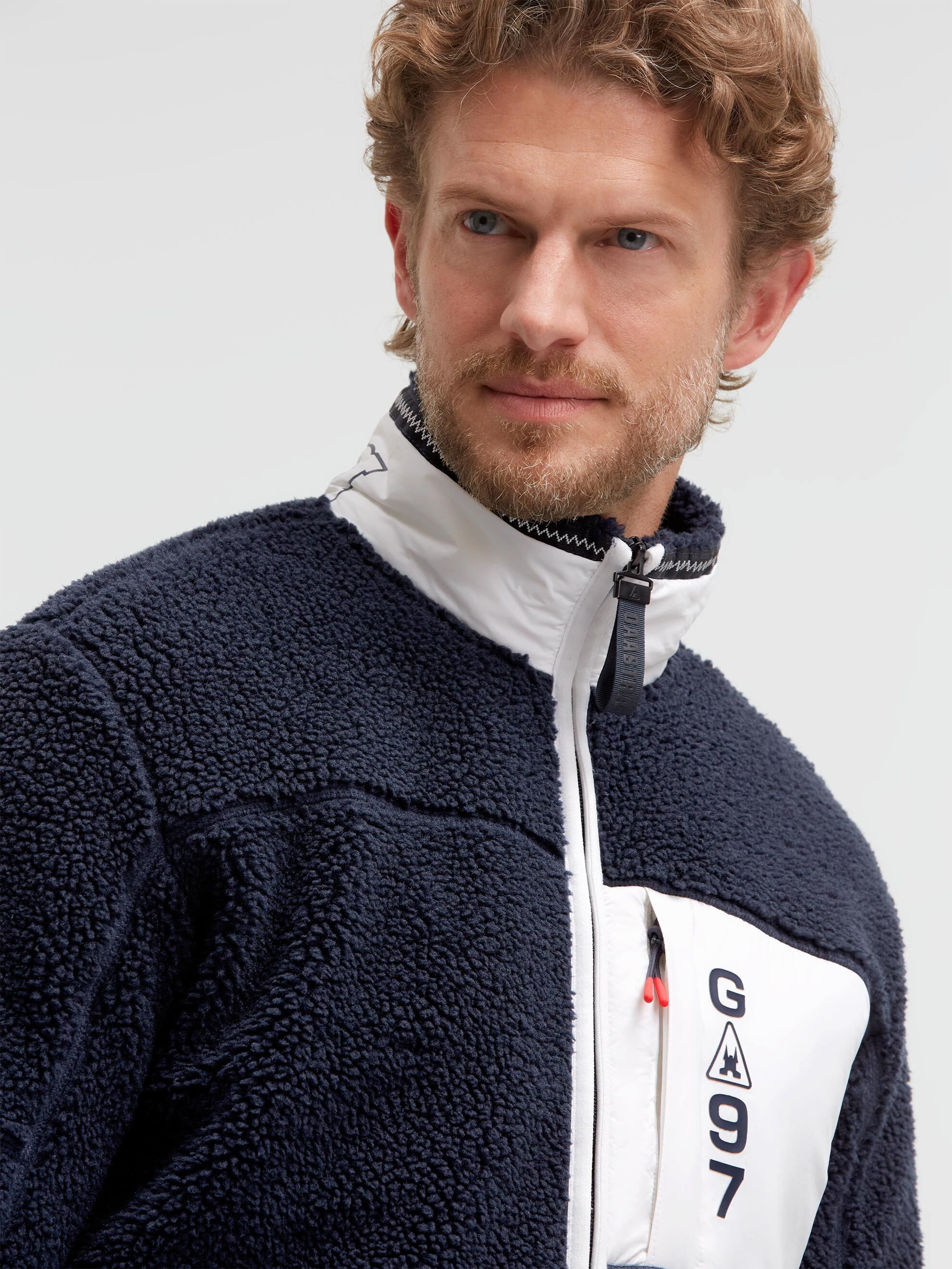 Gaastra Fleecejacke mit Reißverschluss an den Einschubtaschen – Bild 4 von 5