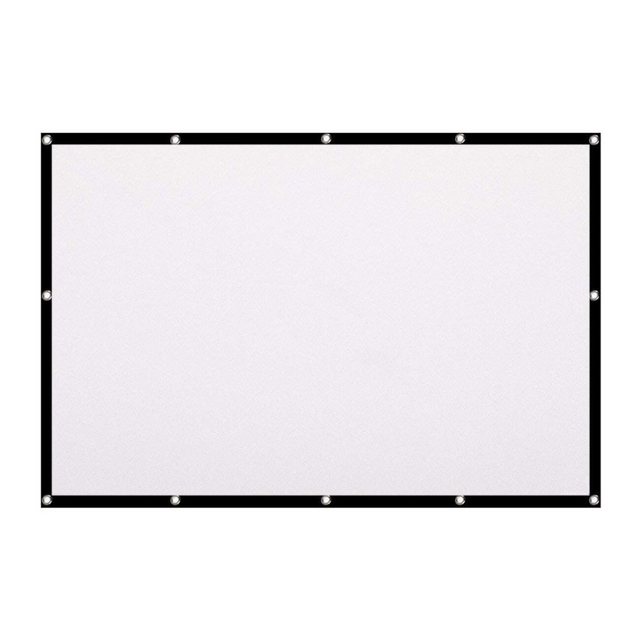 LA VAGUE LV-STA100FP screen 16/9 100 zoll weiß/schwarz Faltrahmenleinwand (Leinwand für Frontprojektion, 16:9 100 Zoll)