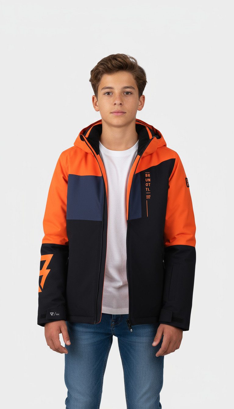 Brunotti Skijacke FLYNNERY BOYS SNOW JACKET (1-St) wasser- und winddicht, mit Schneefang