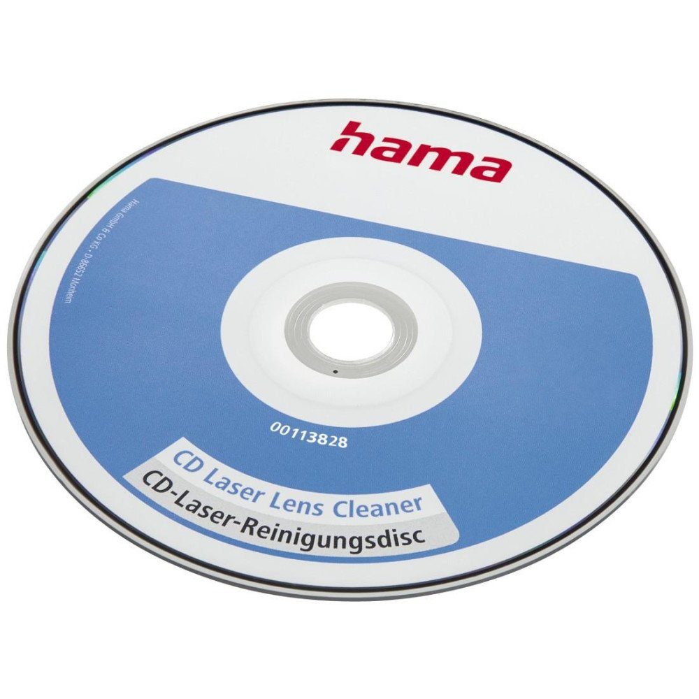 Hama CD-Hülle CD-Laser-Reinigungsdisk, mit Reinigungsflüssigkeit, einzeln verpackt