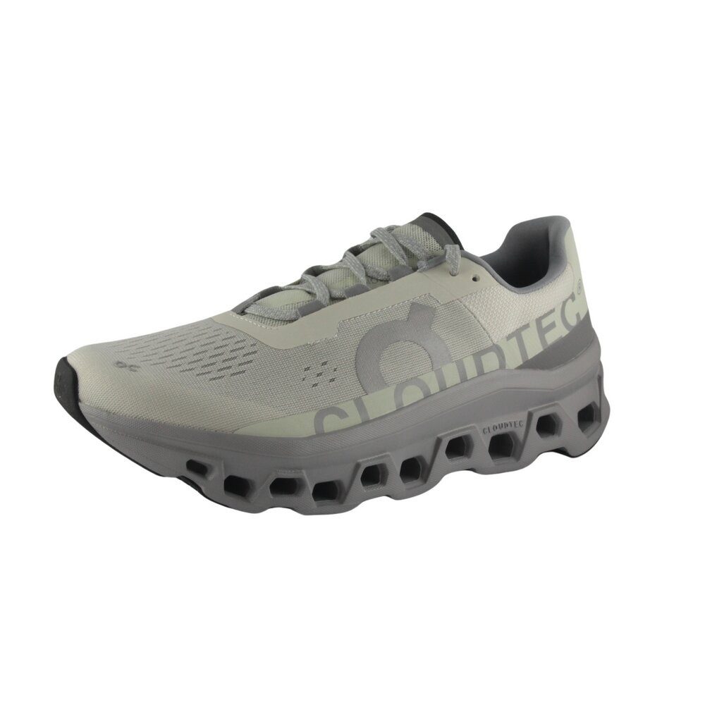 ON - Cloudmonster - 6197788 - Ice/Alloy Schnürschuh
