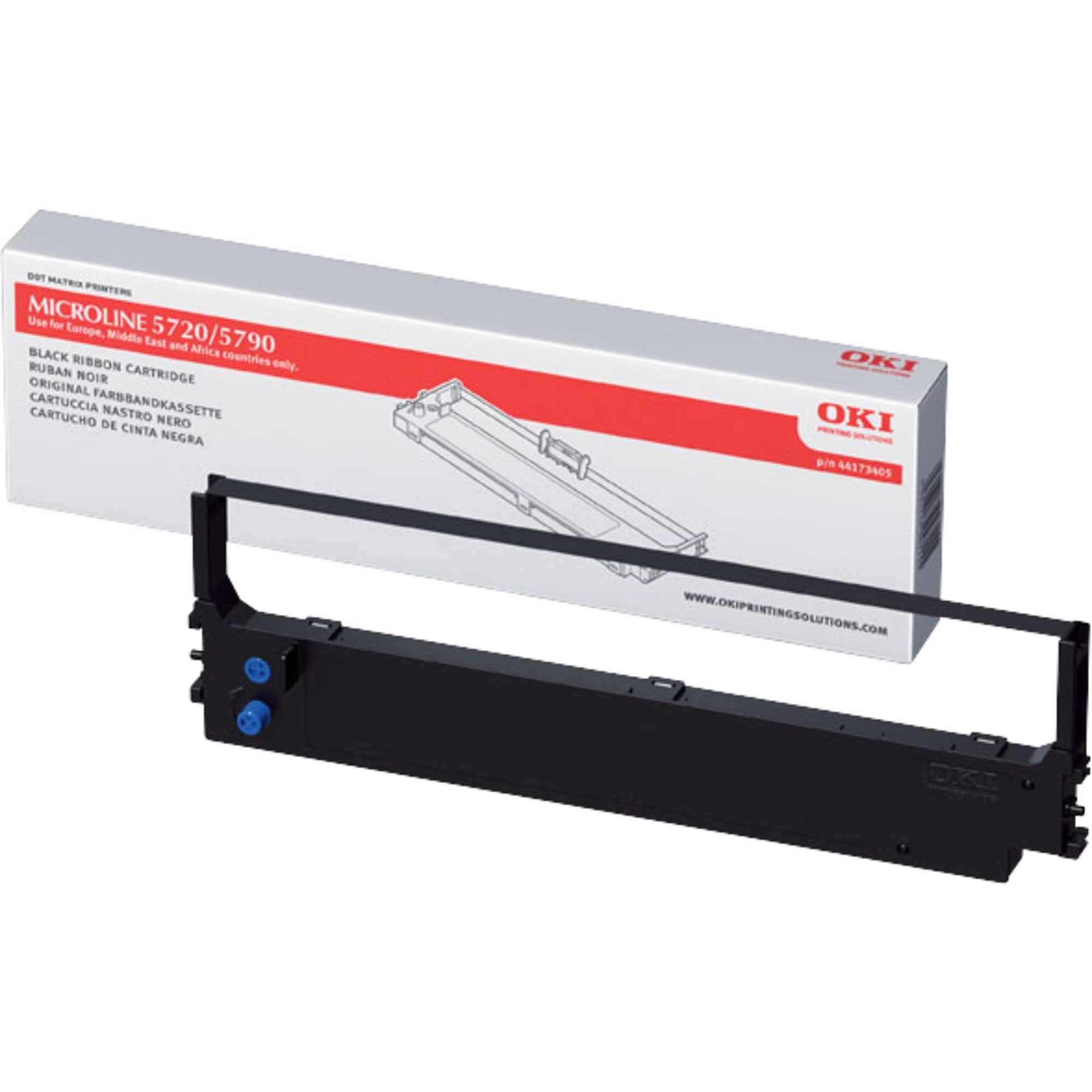 OKI Druckerband OKI Farbband schwarz 44173406
