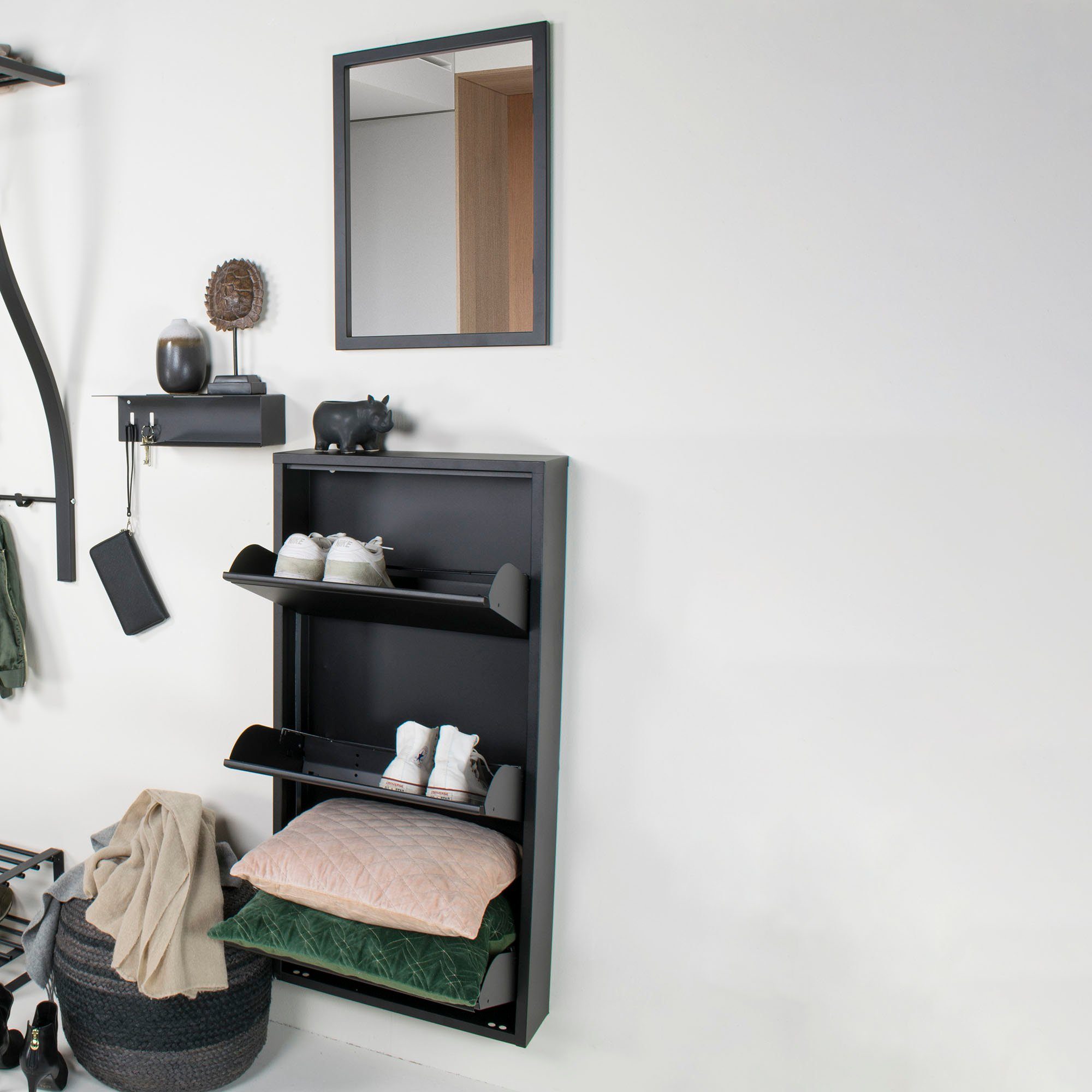 Spinder Design Schuhschrank Billi Metall, Breite günstig online kaufen