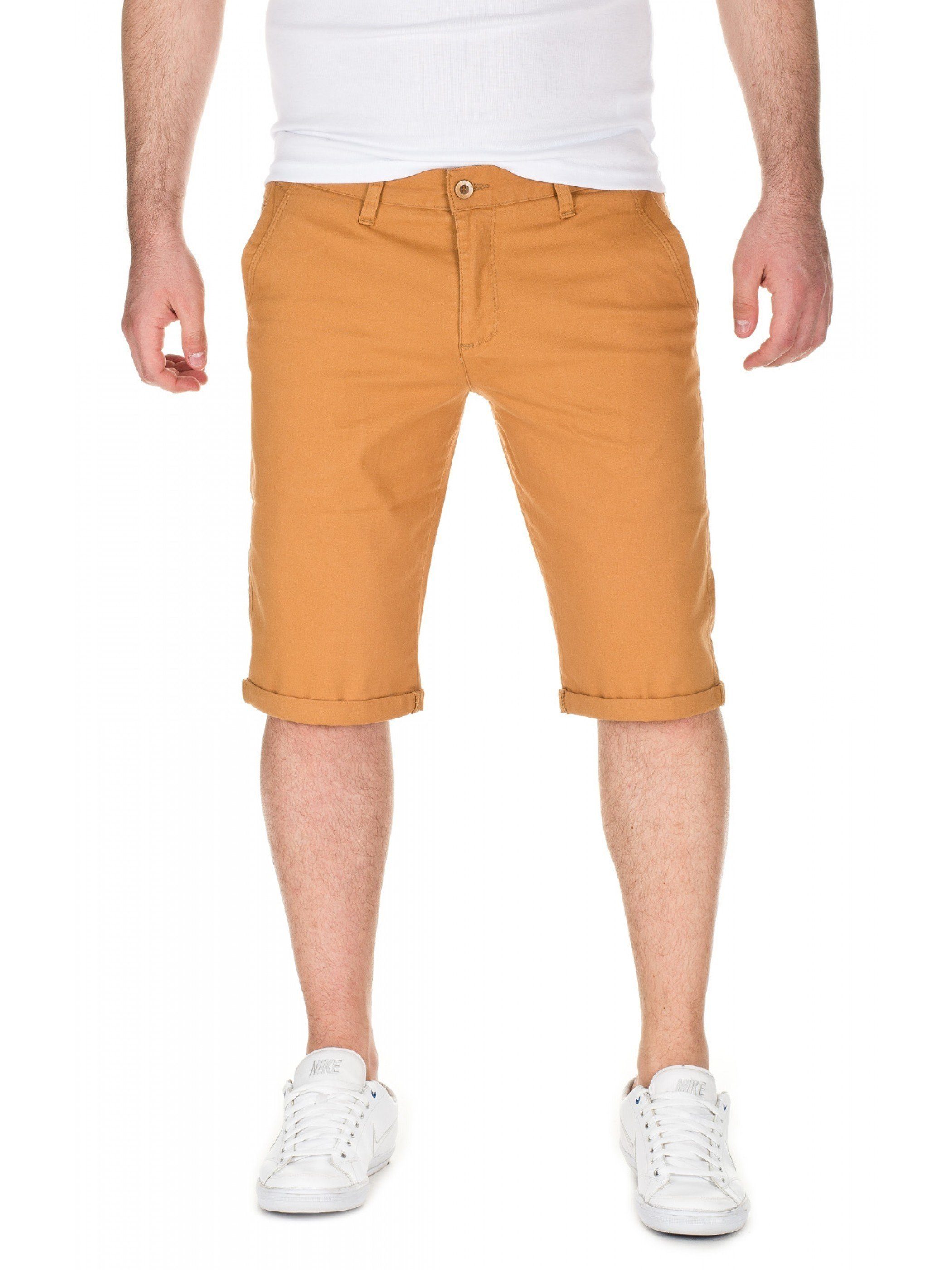 WOTEGA Shorts WOTEGA - Chino Goldfarben shorts 82295) Alex (mustard gold Unifarbe in