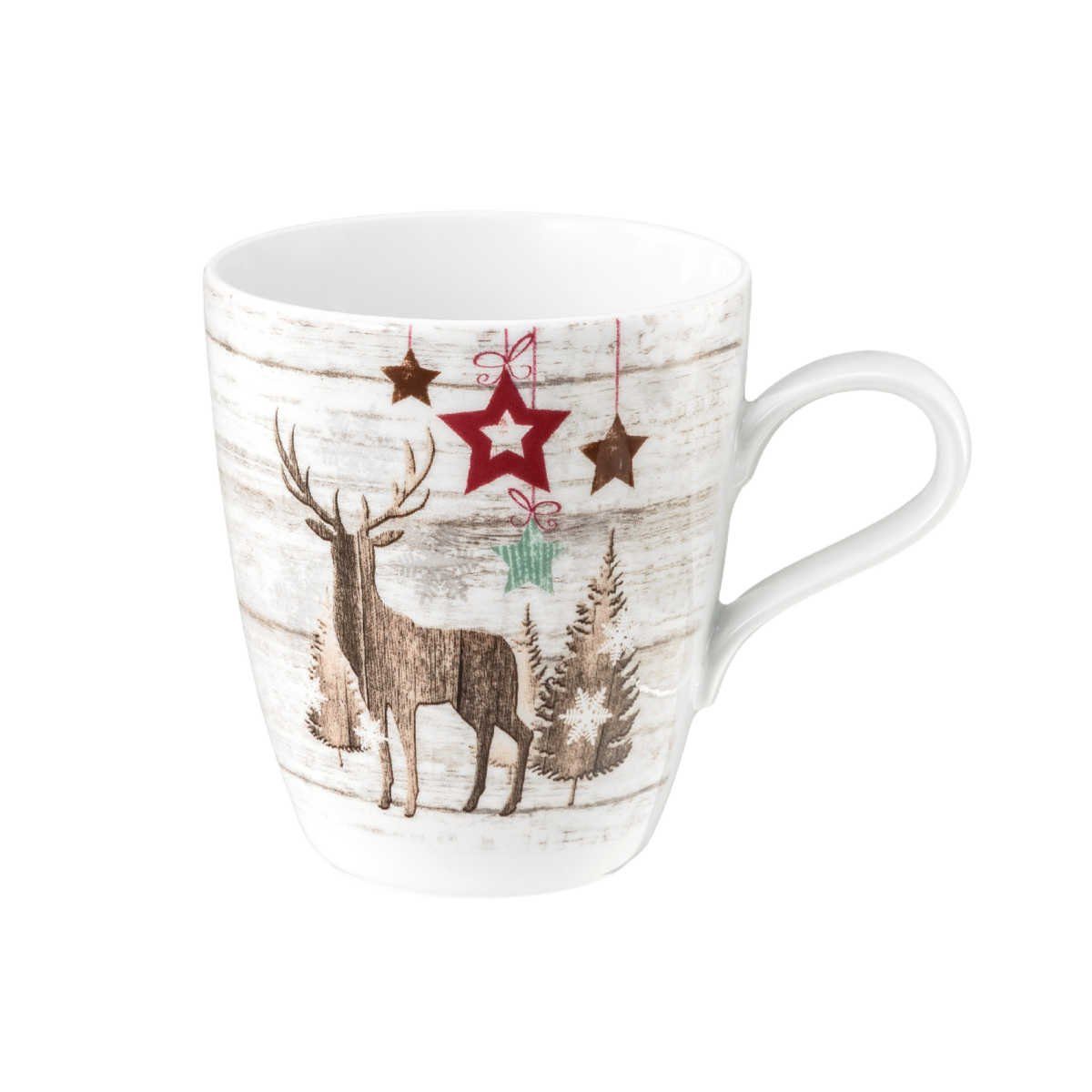 Seltmann Weiden Кружки Life Christmas Weihnachtsgeschirr, Porzellan, 0,40 L