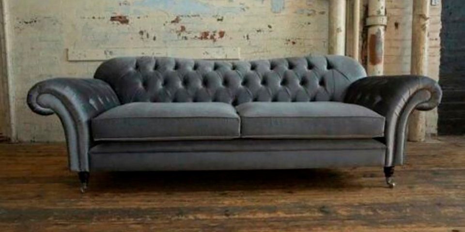 Garnitur Chesterfield-Sofa, Chesterfield Sitzer Sofa JVmoebel Couch 3+2