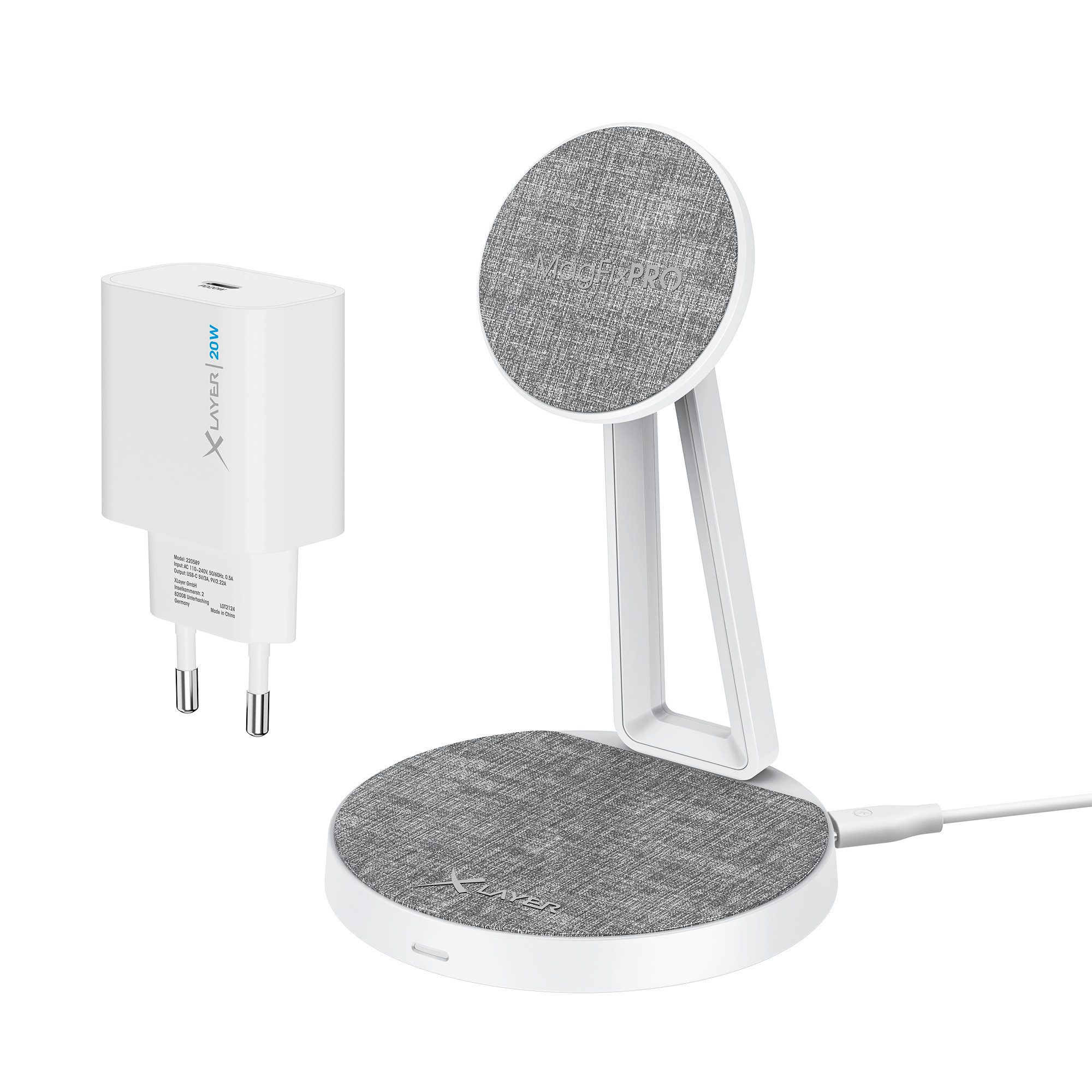 Bundle MagFix Pro 2-in-1 Apple Ladestation & Universal Ladegerät 20W Wireless Charger