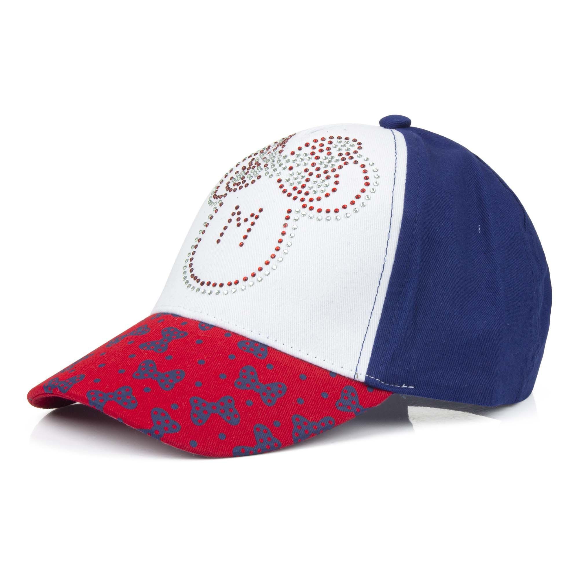 Disney Minnie Mouse Baseball Cap Kappe Glitter – Glitzernde Disney Cap, 100% Baumwolle