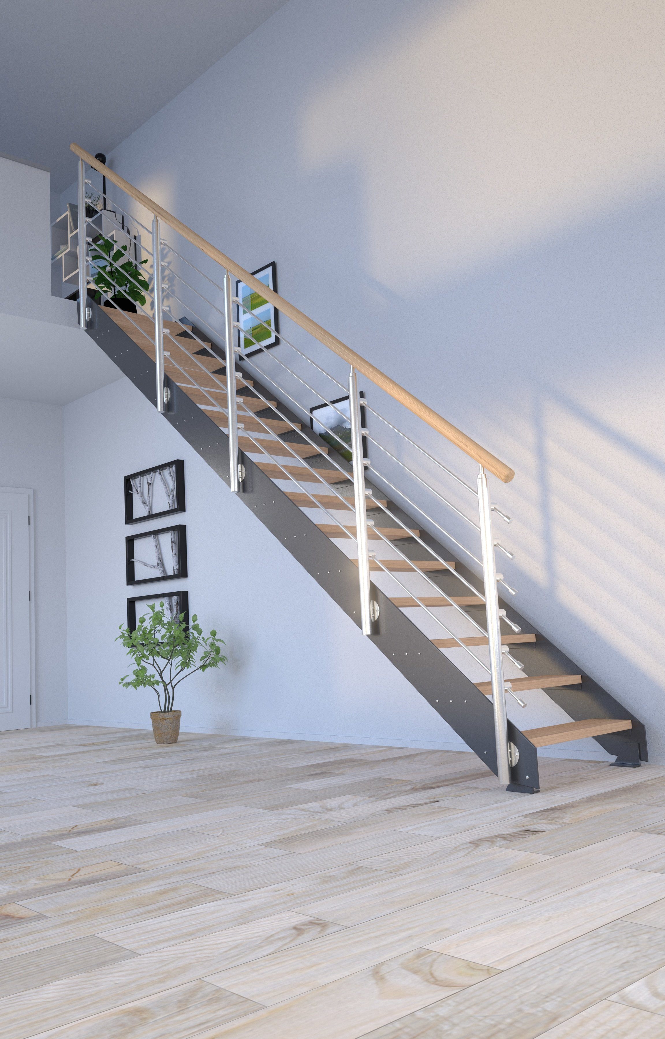 Starwood Systemtreppe Kos, Geteilte Design, Stufen offen