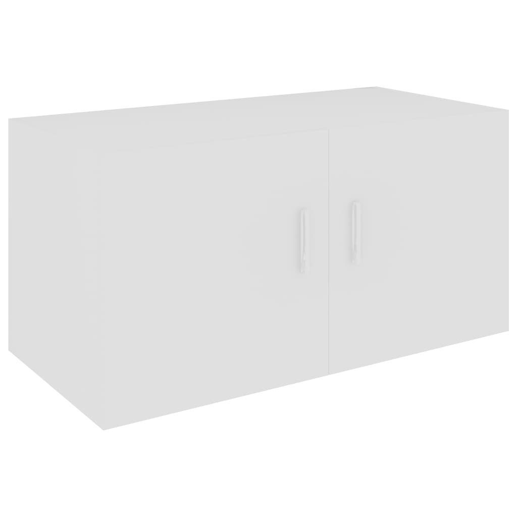 vidaXL Hängeschrank NA Hängeschrank Wandschrank Weiß 80x39x40 cm Spanplatte Schränkchen