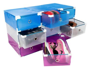 EBUY Schuhbox 9-teiliges Schuhbox-Set zur Schuhaufbewahrung (9 St)