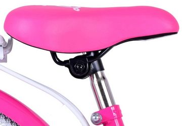 Volare Kinderfahrrad 20 ZOLL Kinder Mädchen Fahrrad Kinderfahrrad Rad LOVELY 7 Gänge 22122, 7 Gang Shimano, Kettenschaltung, 7 Gänge, Korb, Seitenständer, Gepäckträger