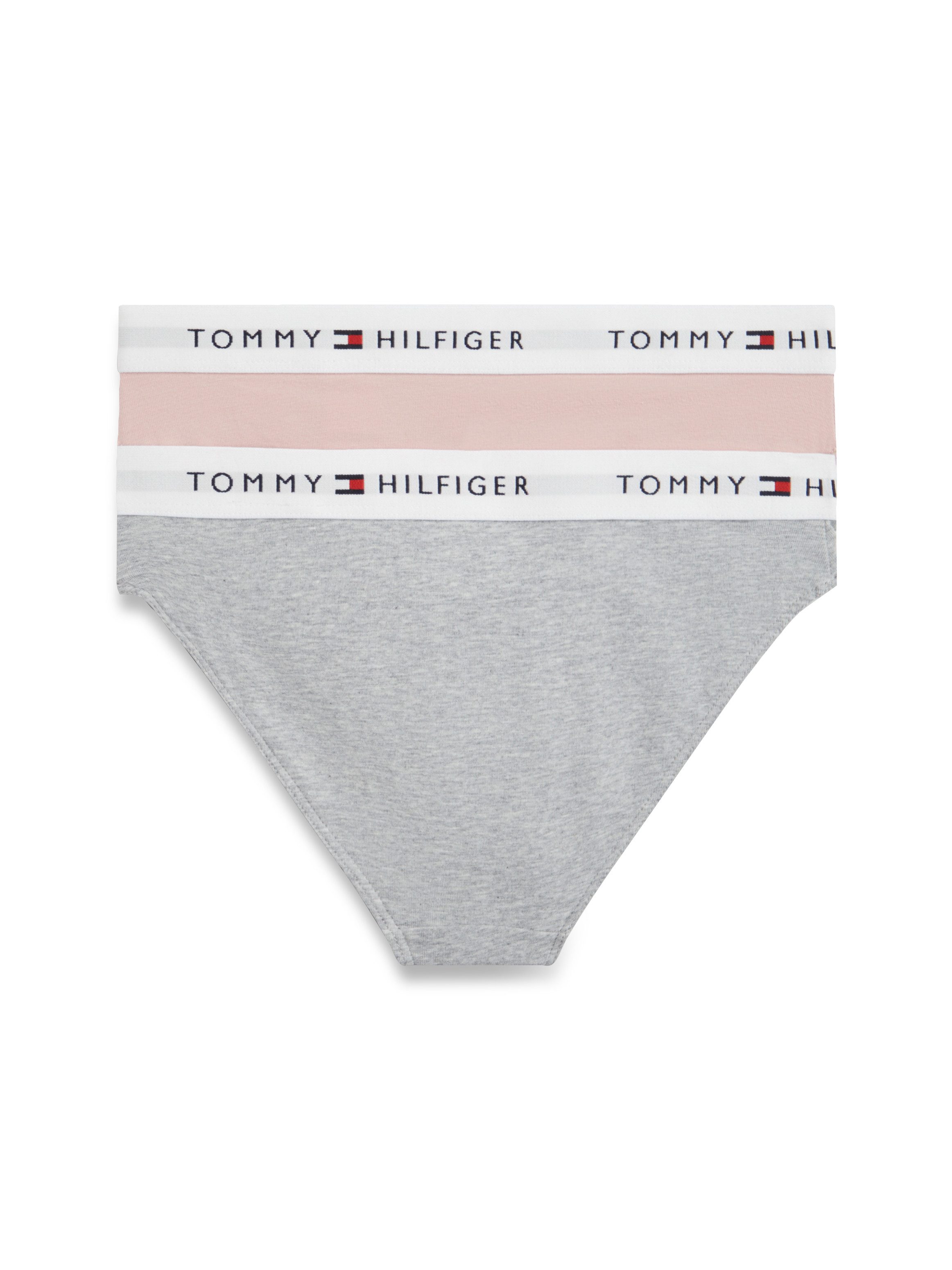 Tommy Hilfiger Underwear Bikinislip 2 PK BIKINI mit elastischem Bund im 2er-Pack (Packung, 2-St., 2er-Pack) unifarben, casual, körpernah, Baumwollmix – Bild 2 von 2