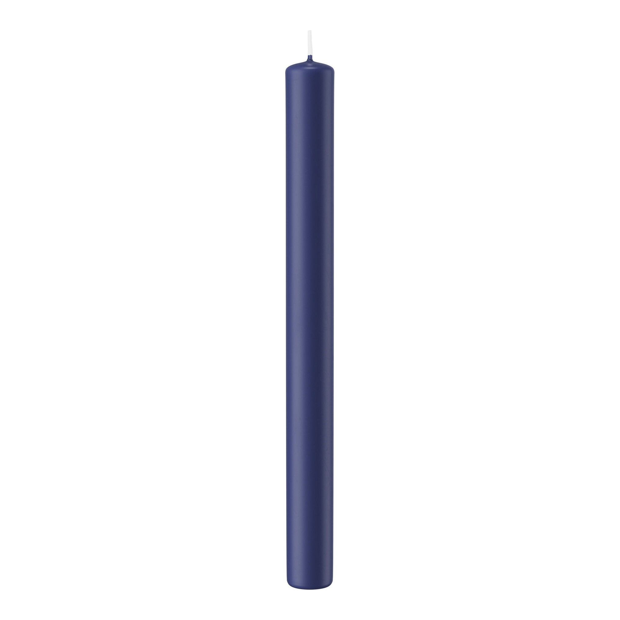 Wiedemann Kerzen Tafelkerze Stabkerzen Dunkelblau 250 x Ø 22 mm, 10 Stück