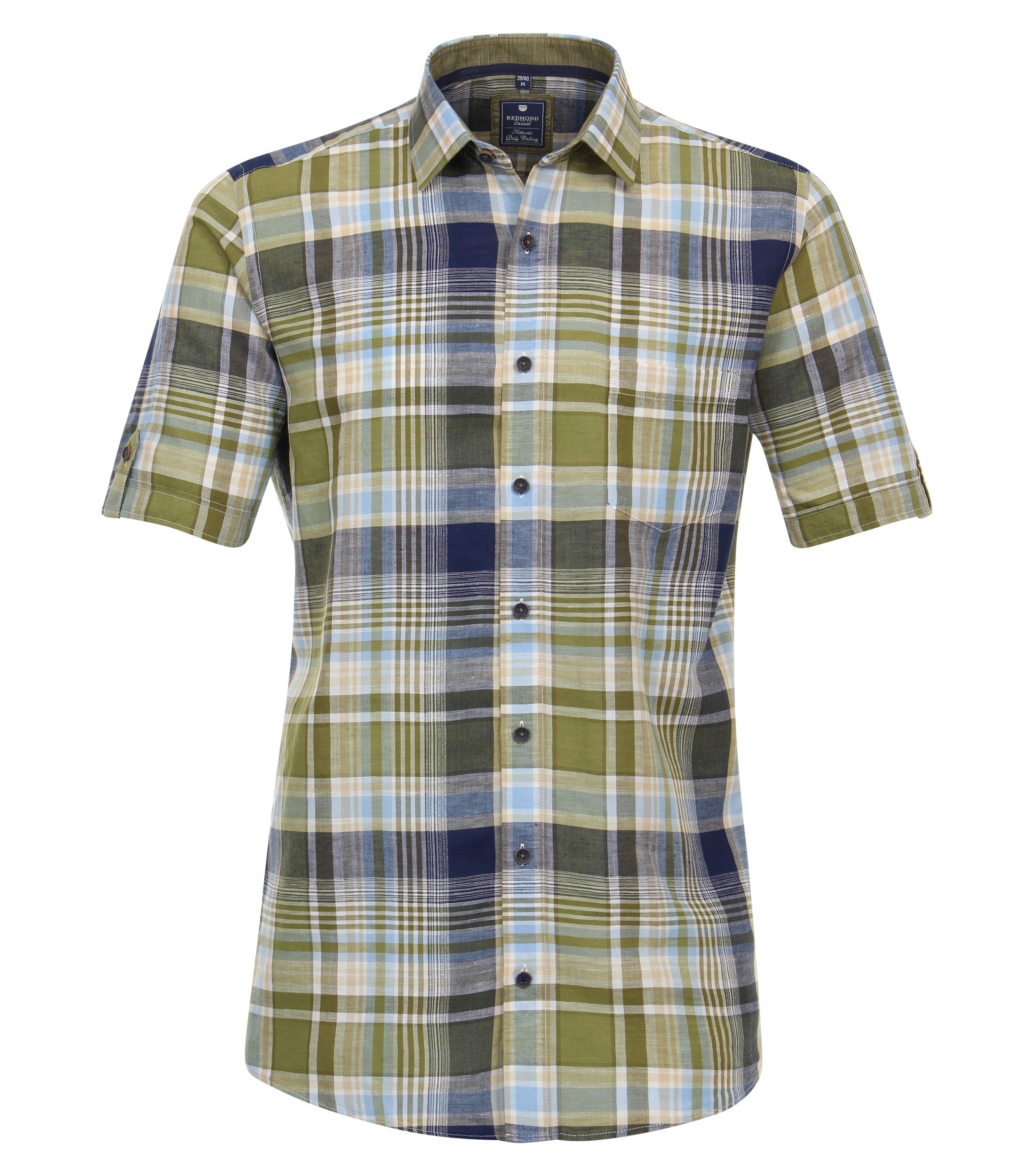 Kurzarmhemd kariert Comfort Fit
