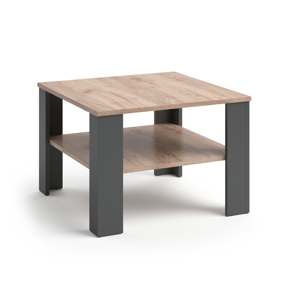 Vicco Couchtisch Homer, Anthrazit/Sand, 60 x 60 cm günstig online kaufen
