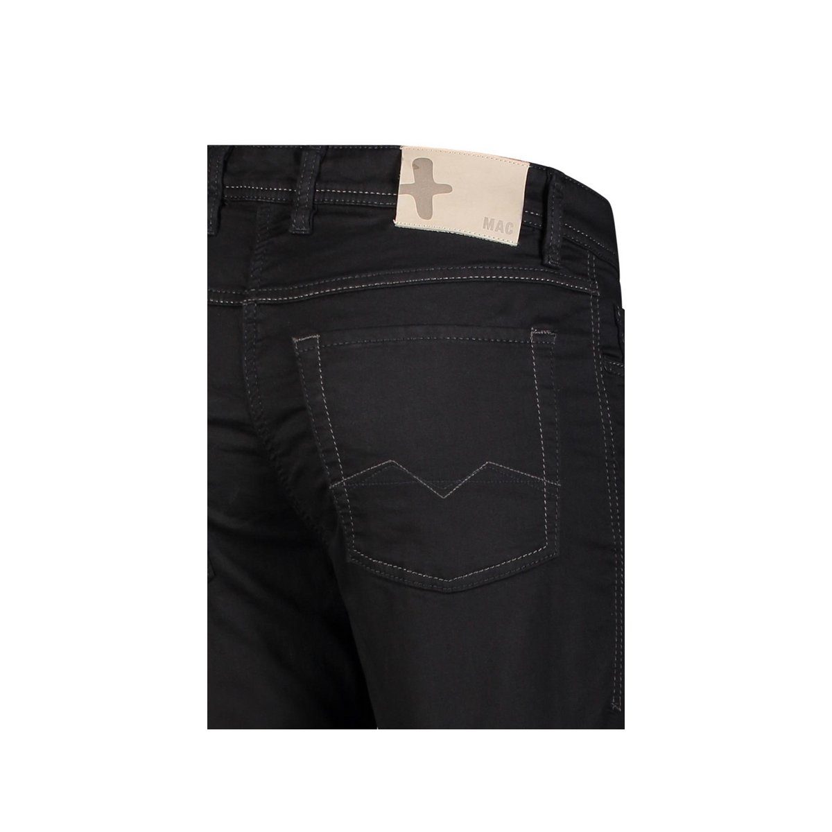 (1-tlg) regular schwarz Straight-Jeans MAC