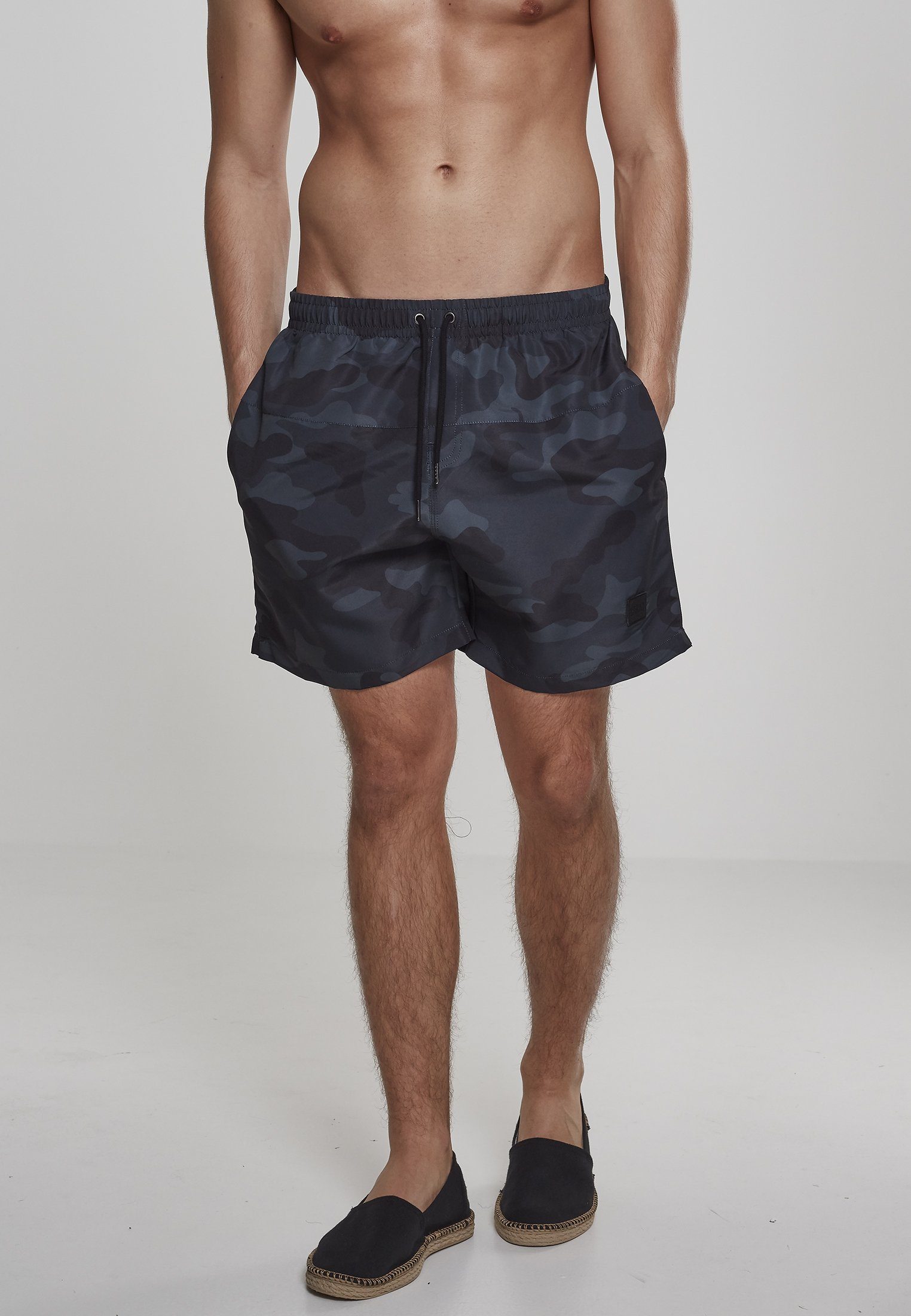 URBAN CLASSICS Badeshorts Urban Classics Herren Camo Swim Shorts günstig online kaufen