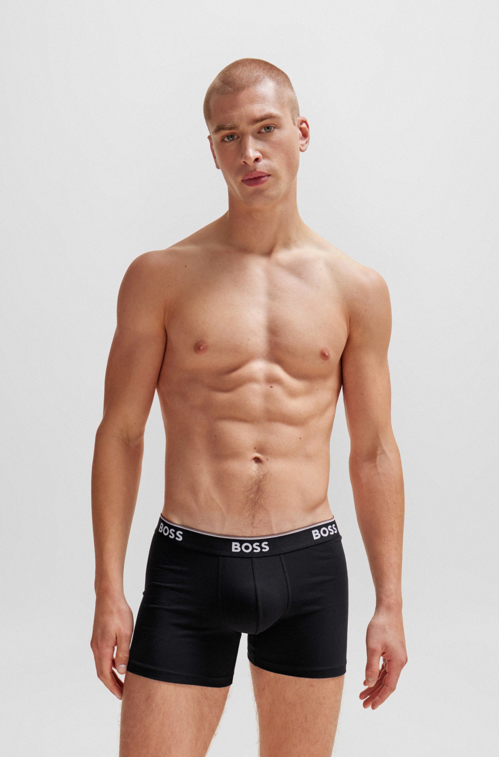 BOSS Langer Boxer Brief 3 PACK günstig online kaufen