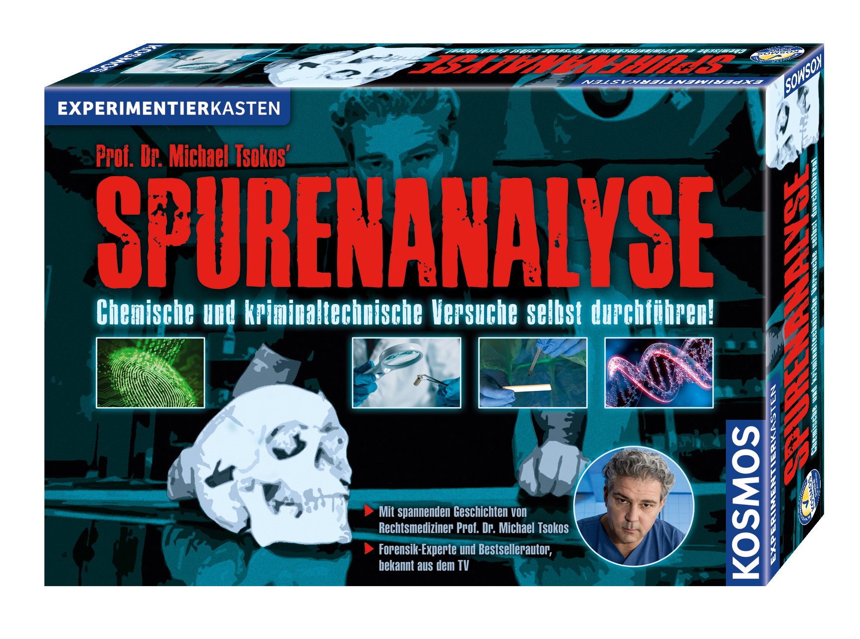 Kosmos Spiel Prof. Dr. Michael Tsokos Spurenanalyse, Praxisnahe, experimentelle Lerninhalte zur Spurensuche und Analyse