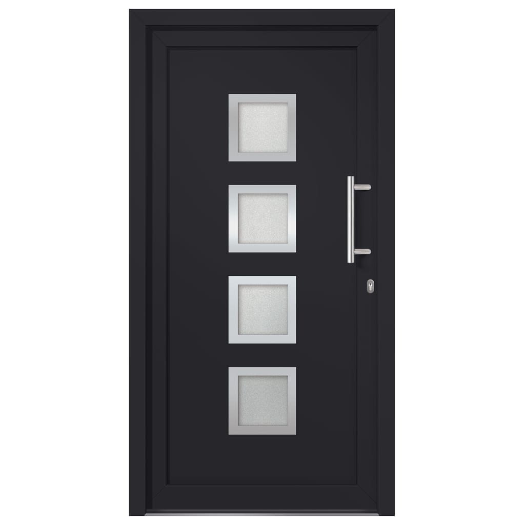vidaXL Haustür Haustür Anthrazit 108x200 cm (1-St)