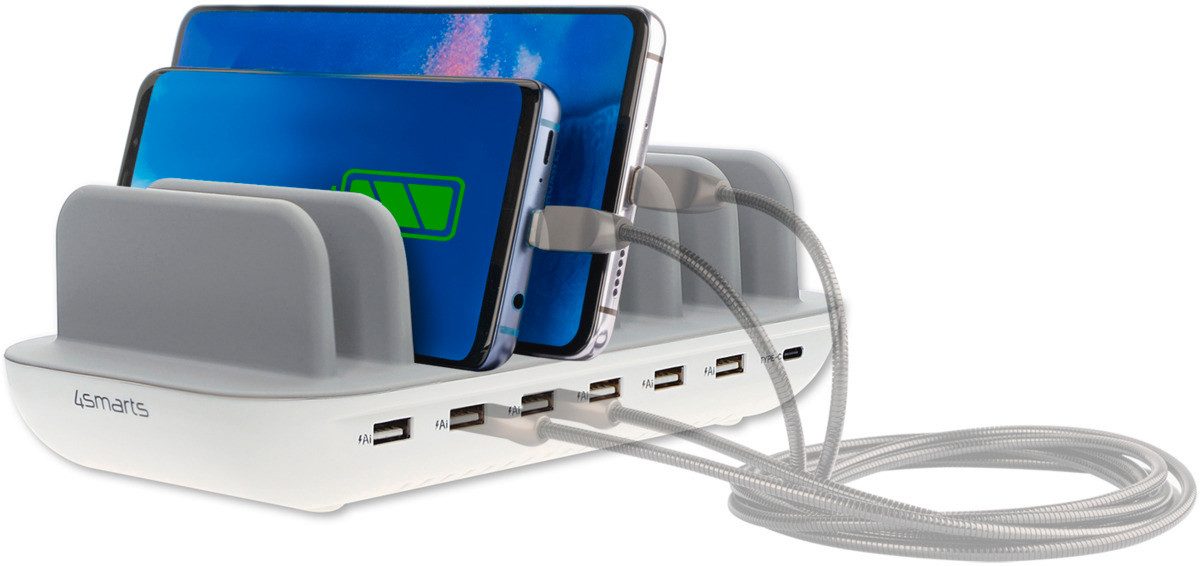 4smarts 4smarts Ladestation Office Universal-Ladegerät (bis zu 7 Geräte gleichzeitig laden)