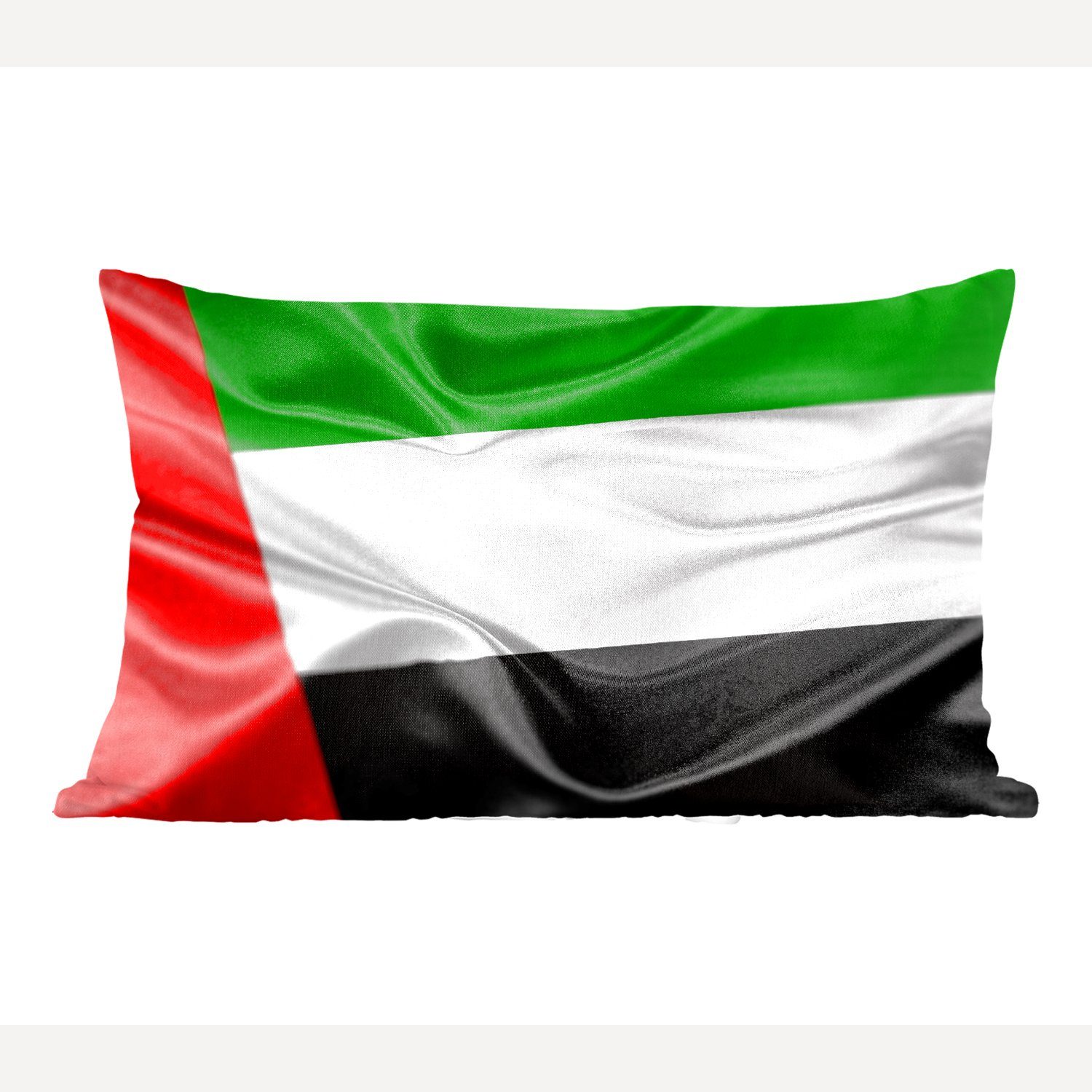 MuchoWow Dekokissen Die Flagge Füllung, mit Vereinigten Emirate, Wohzimmer Zierkissen, Arabischen Dekokissen der Dekoration, Schlafzimmer