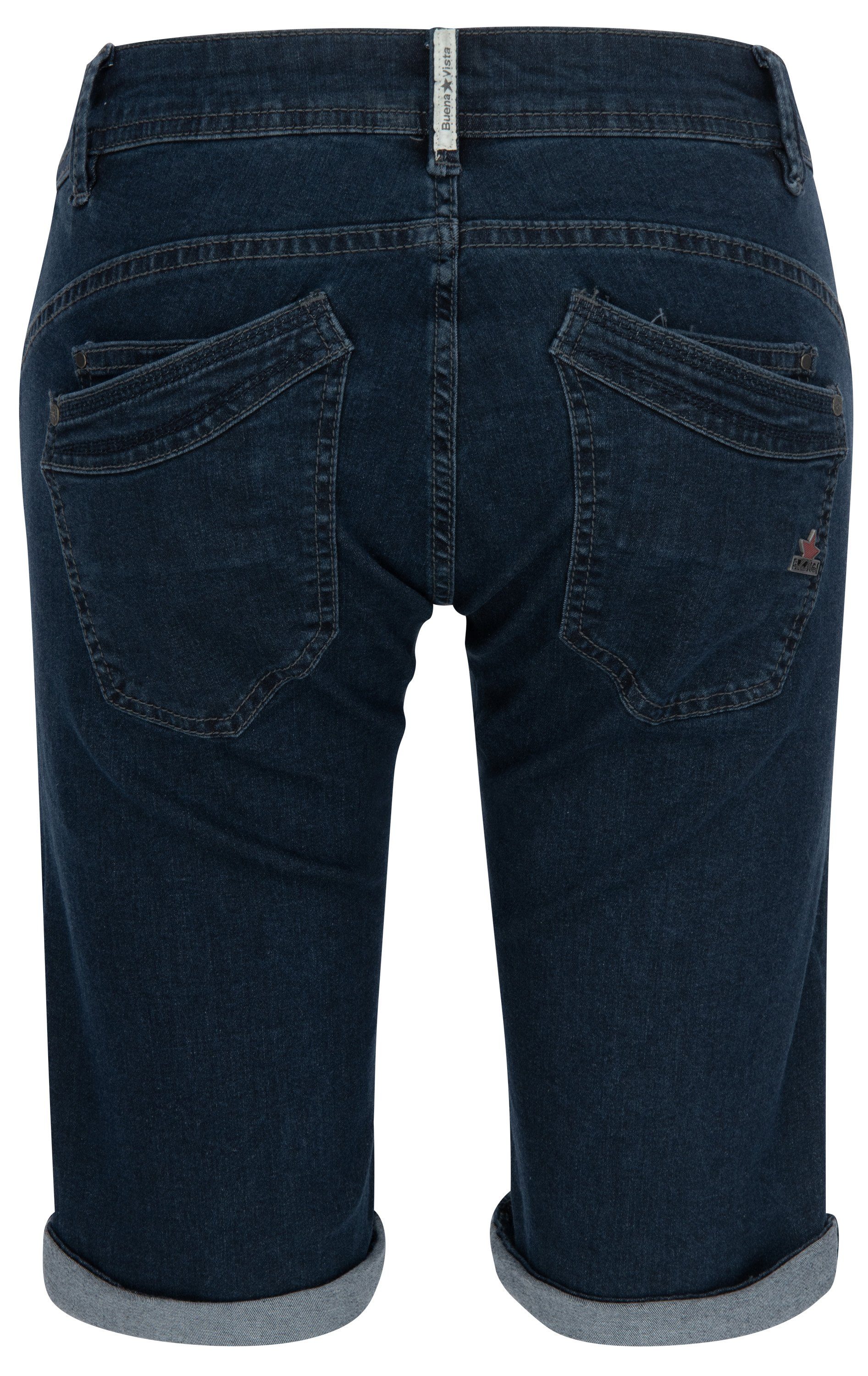 BUENA Denim SHORT MALIBU Stretch-Jeans - Vista 212.1933 2104 blue VISTA Stretch J5025 raw Buena