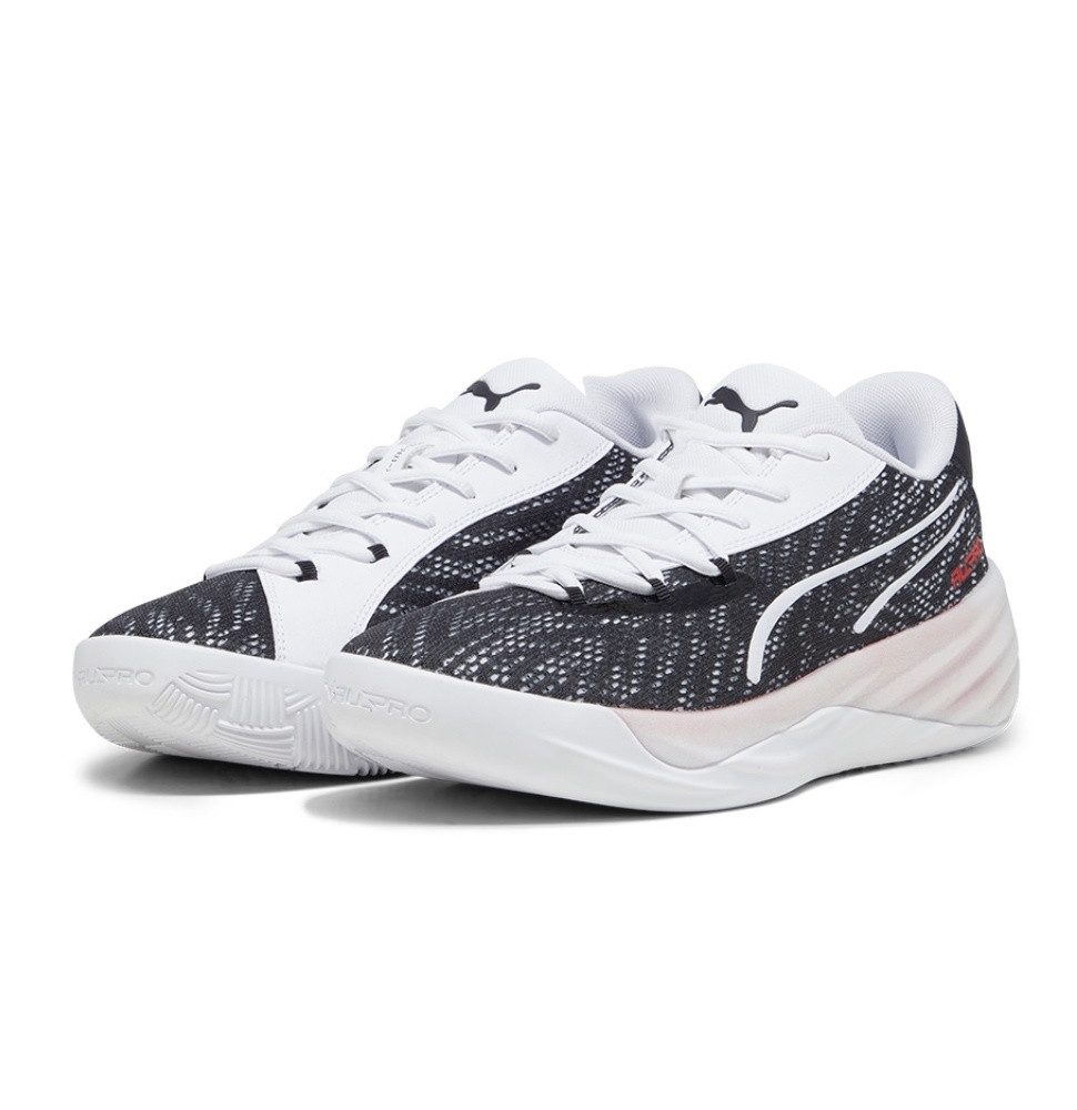 Hallen-Indoorschuhe All-Pro Nitro schwarz/weiss Herren Badmintonschuh