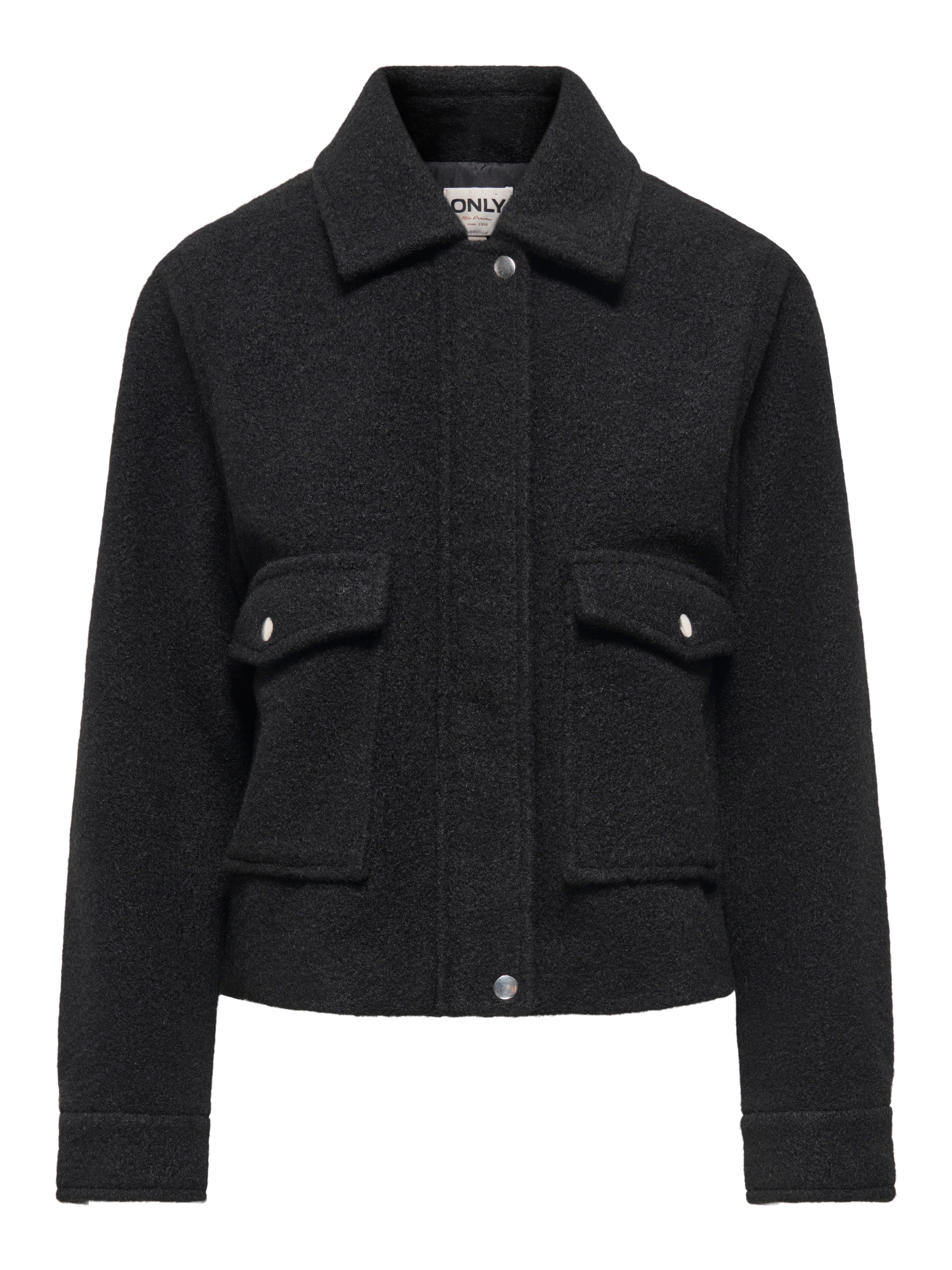 ONLY Kurzjacke ONLKIKI-MONI SHORT JACKET PNT Kunstfaser