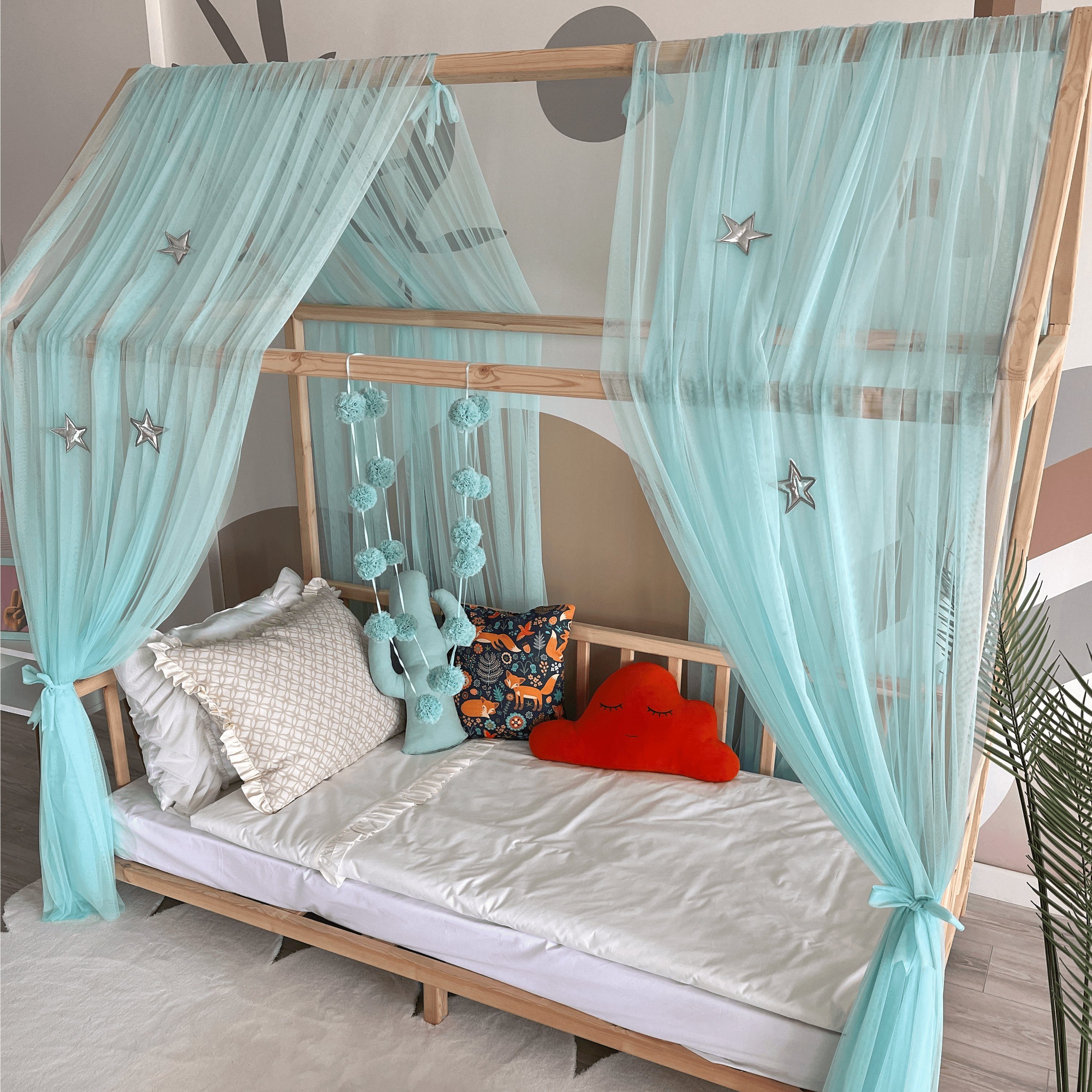 Baby Fancyroom Betthimmel Betthimmel Tüll Hausbett günstig online kaufen